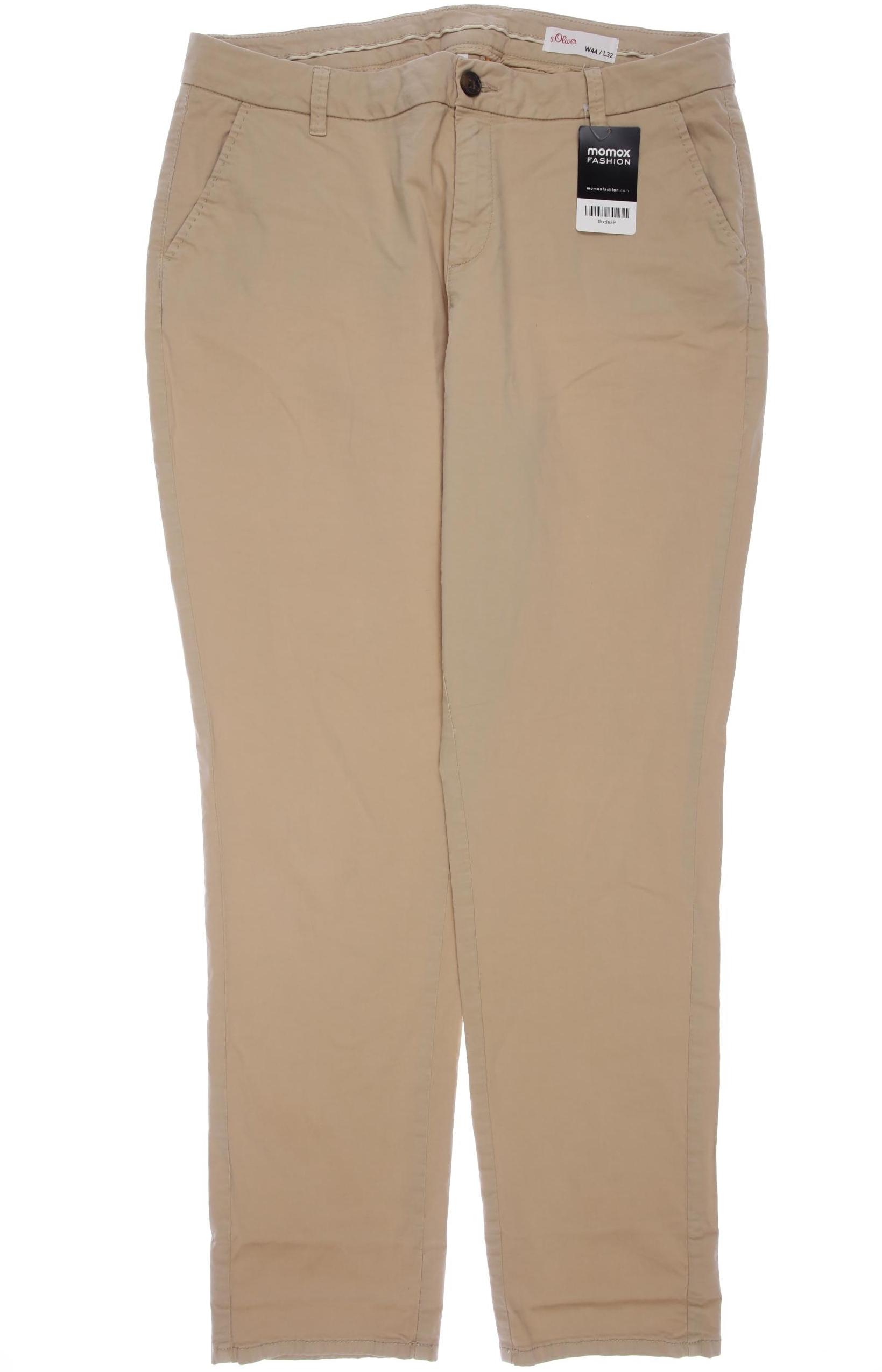 

s.Oliver Damen Stoffhose, beige, Gr. 44