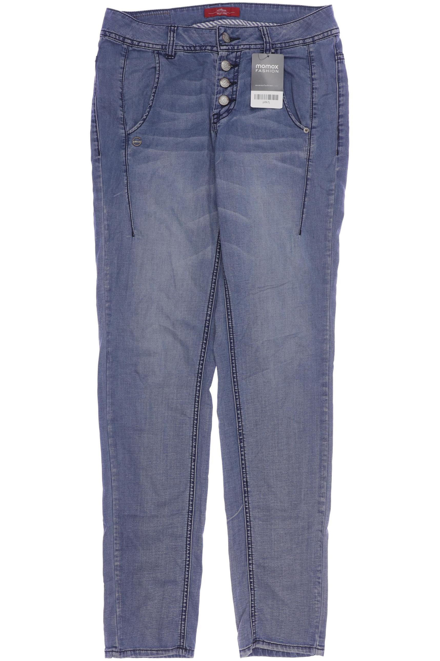 

s.Oliver Damen Stoffhose, blau, Gr. 28