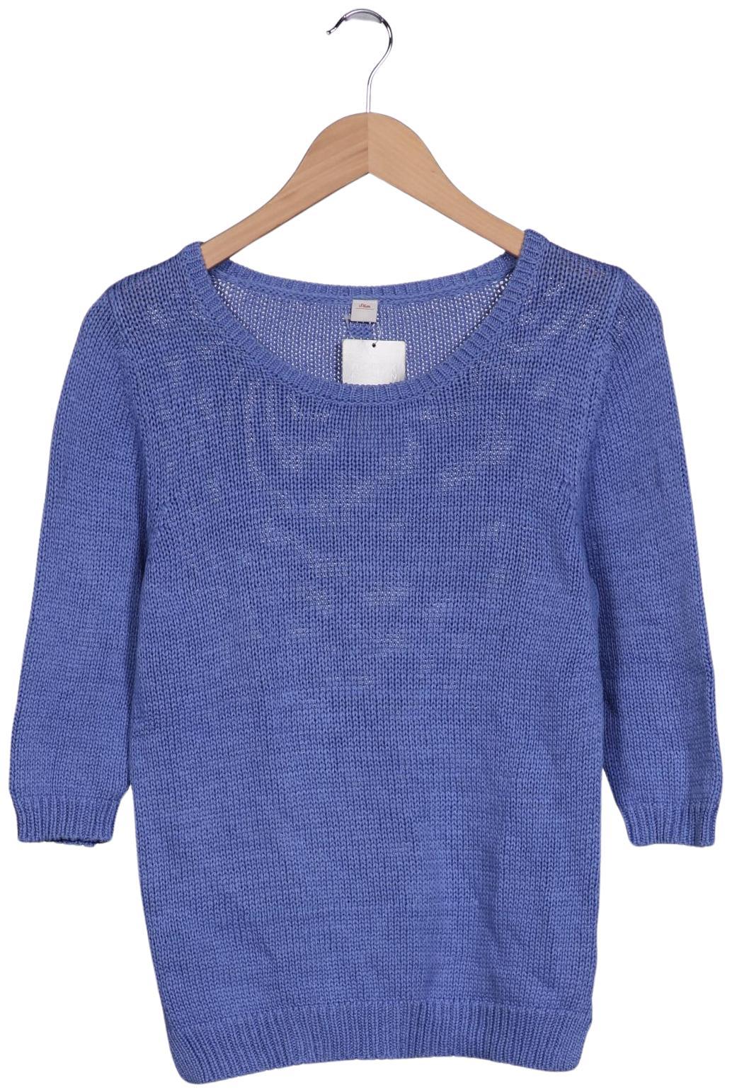 

s.Oliver Damen Pullover, blau, Gr. 40