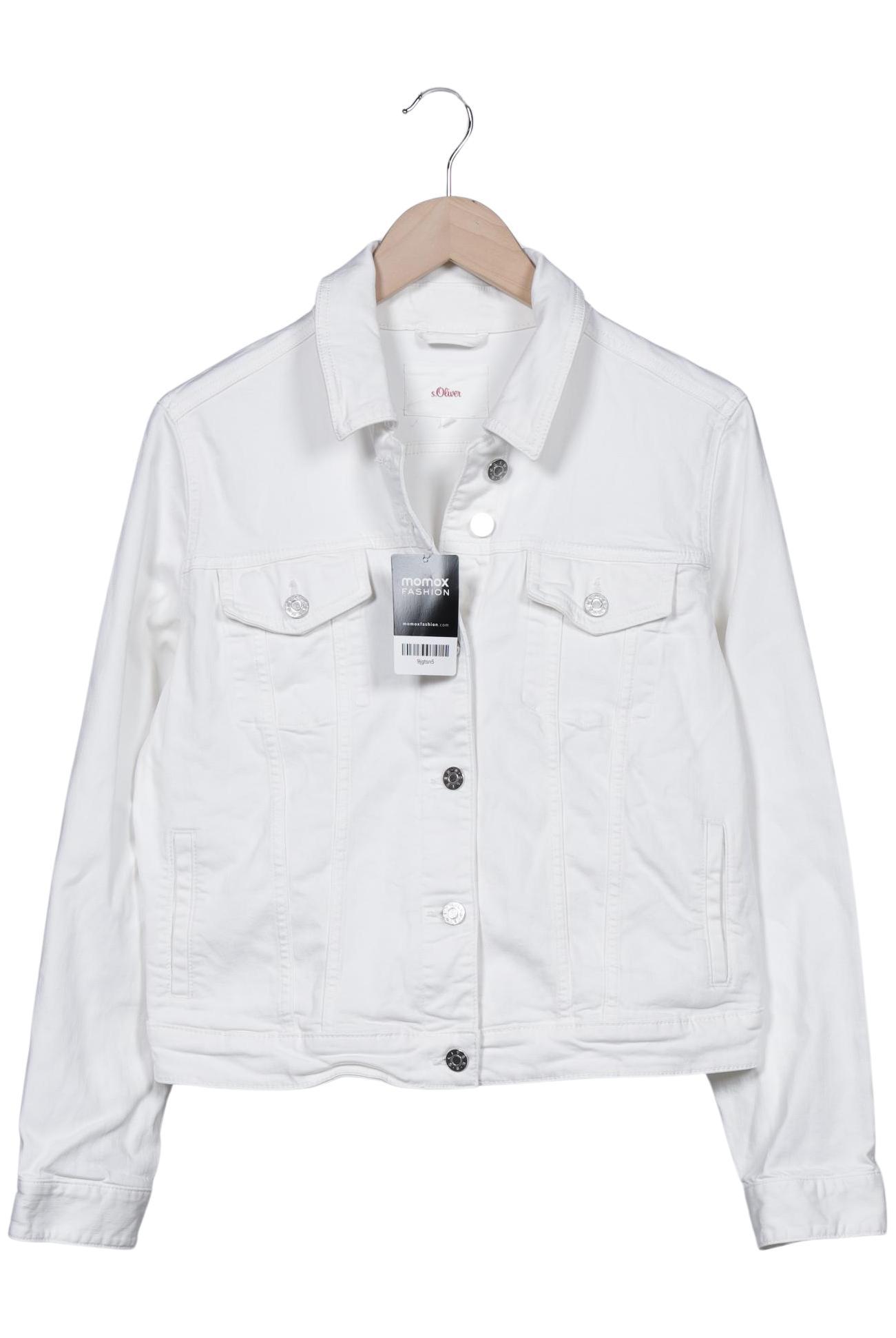 

s.Oliver Damen Jacke, cremeweiß, Gr. 38