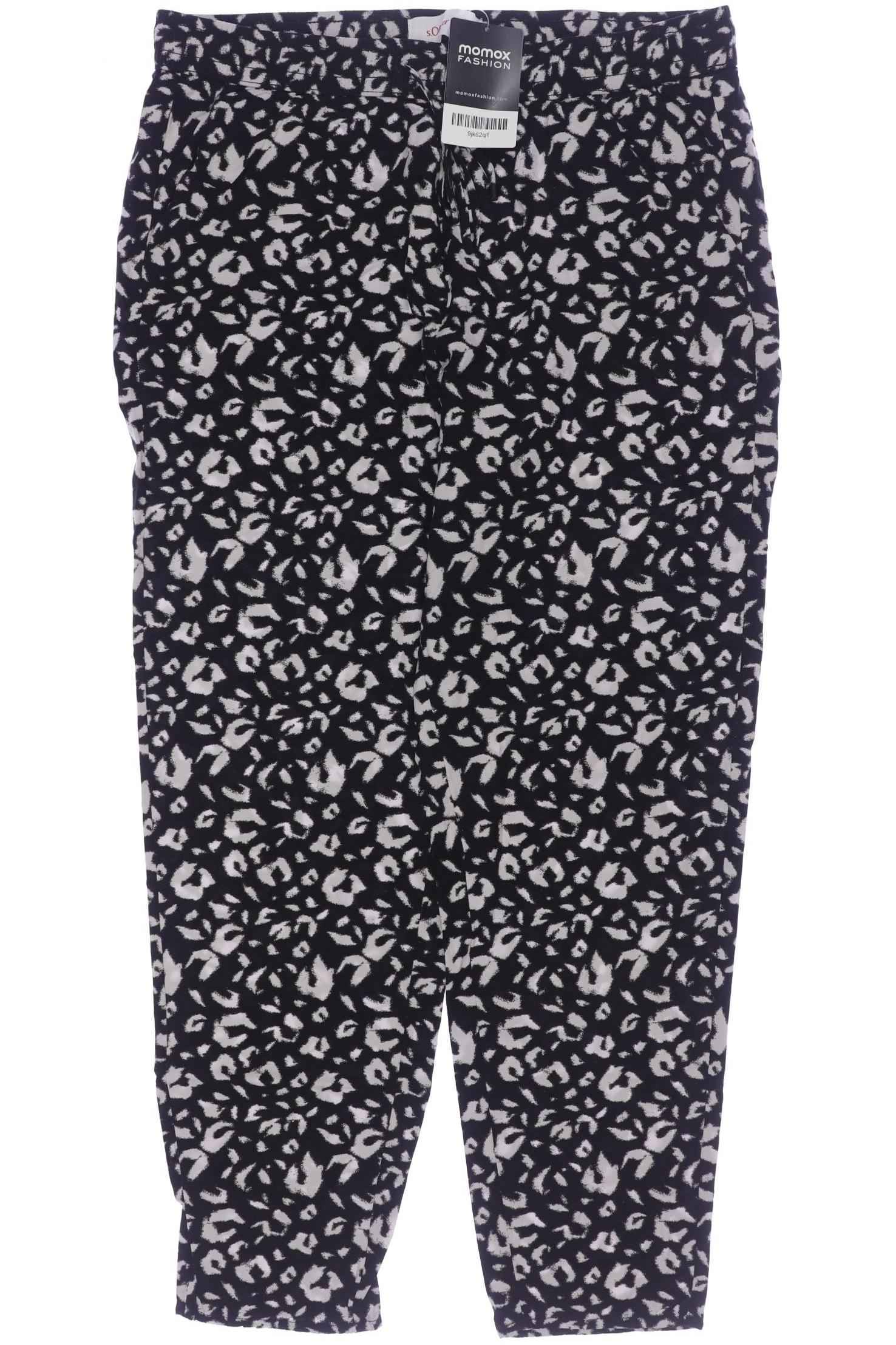 

s.Oliver Damen Stoffhose, schwarz, Gr. 38