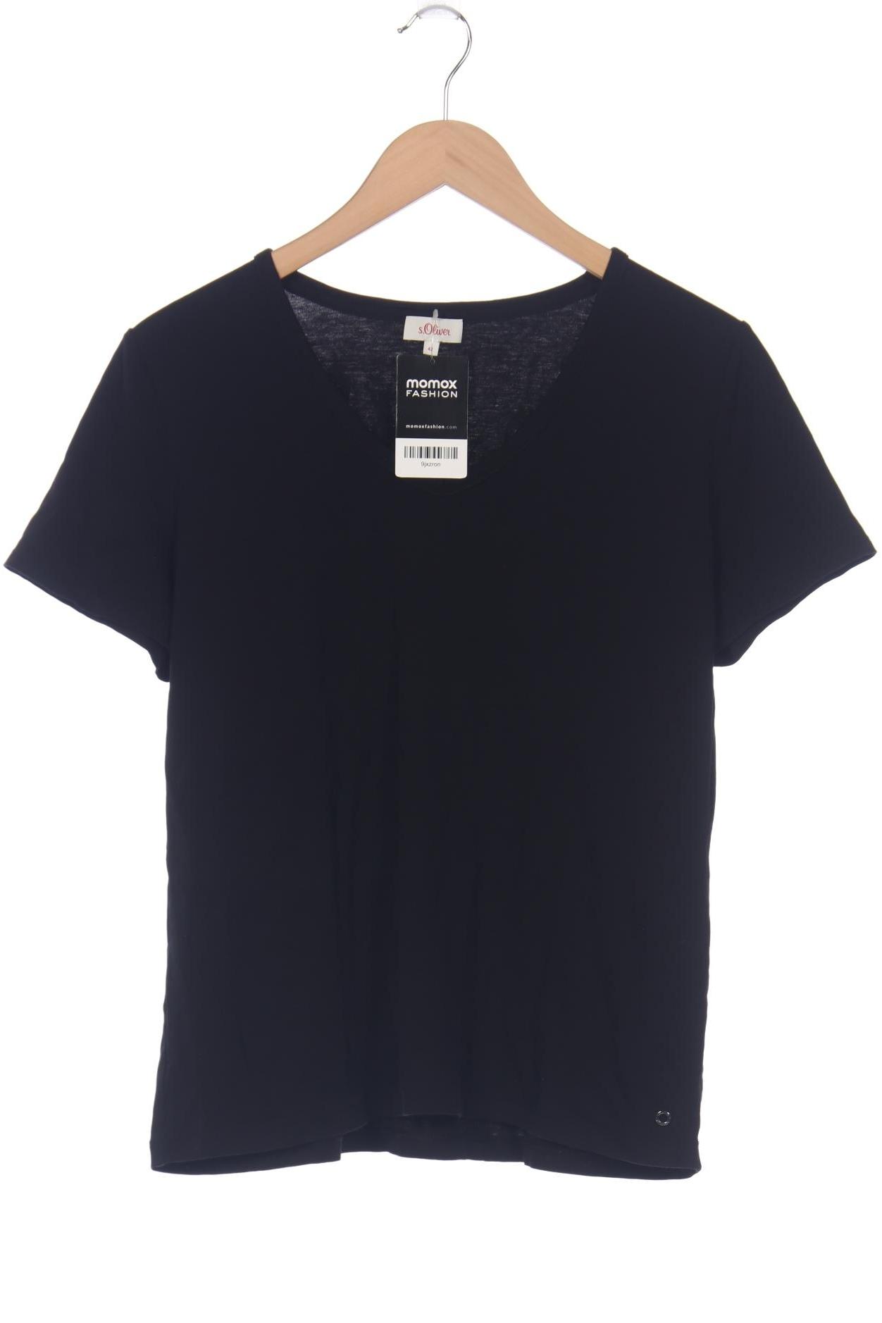 

s.Oliver Damen T-Shirt, schwarz, Gr. 42