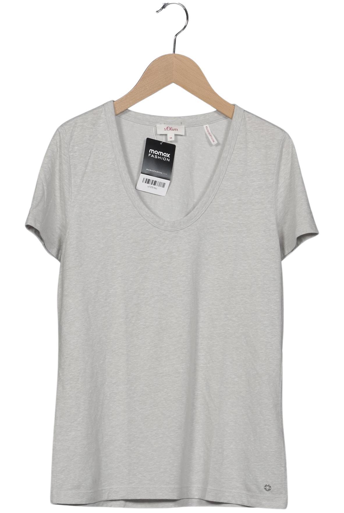 

s.Oliver Damen T-Shirt, grau, Gr. 38