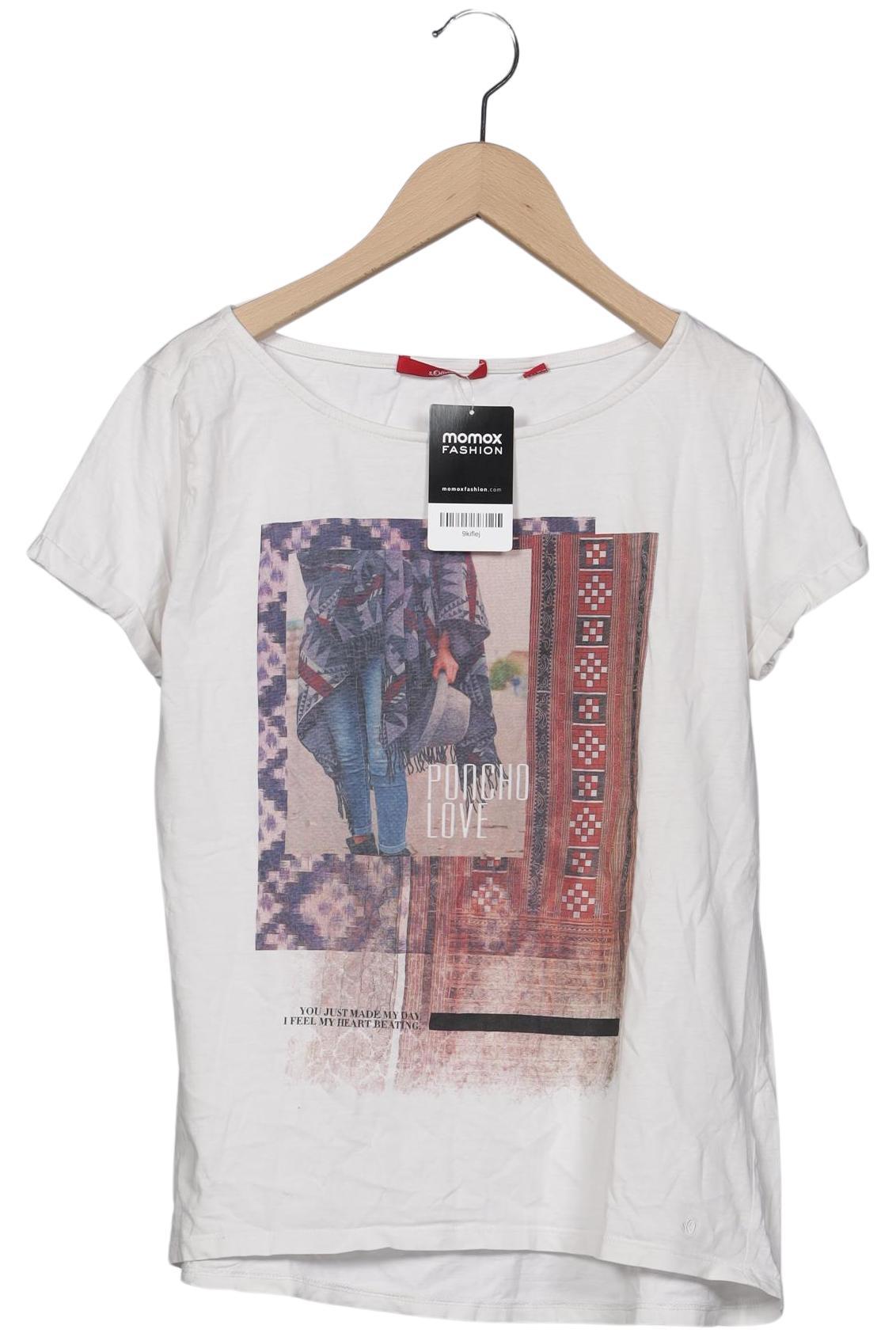 

s.Oliver Damen T-Shirt, weiß, Gr. 36