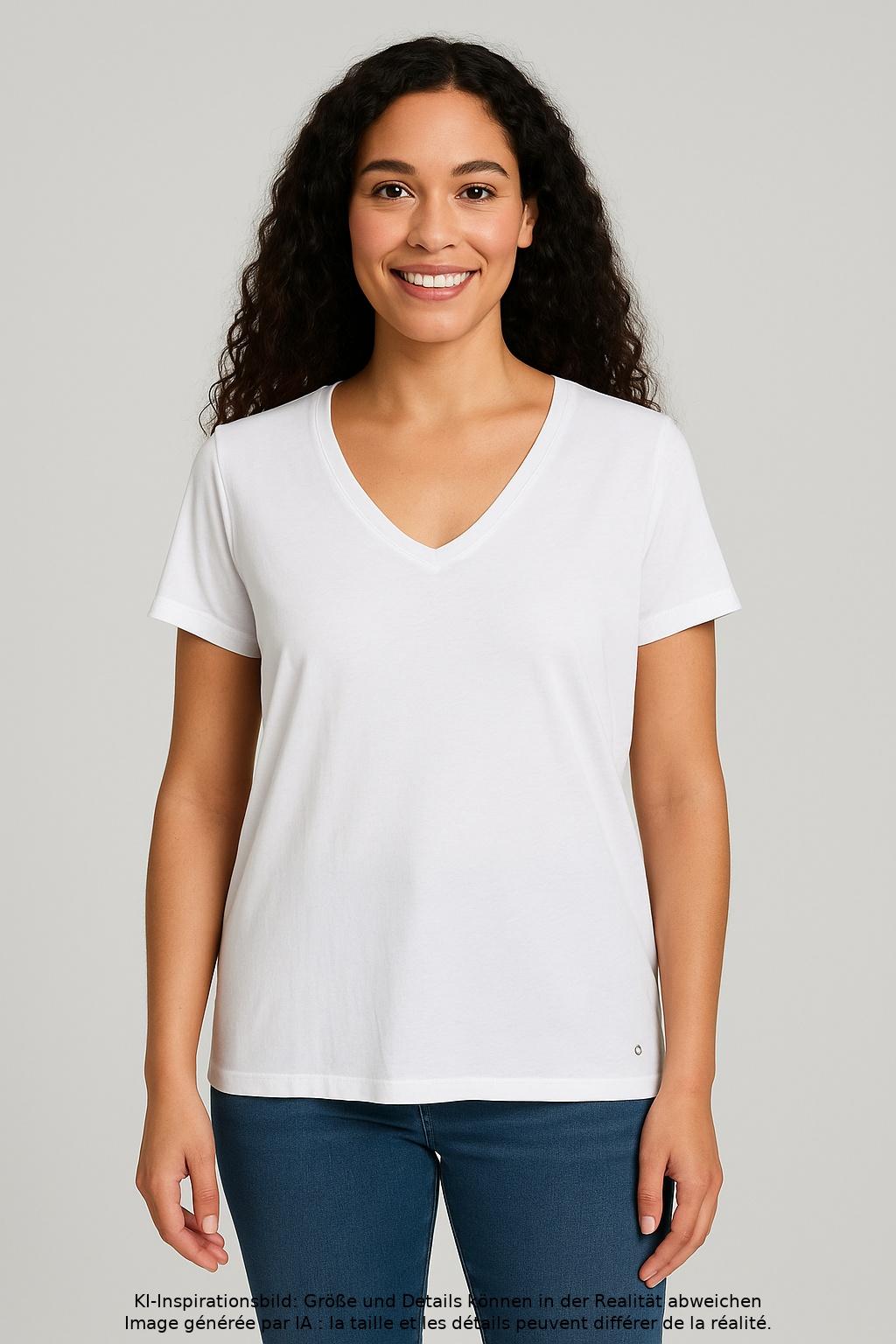

s.Oliver Damen T-Shirt, weiß, Gr. 42