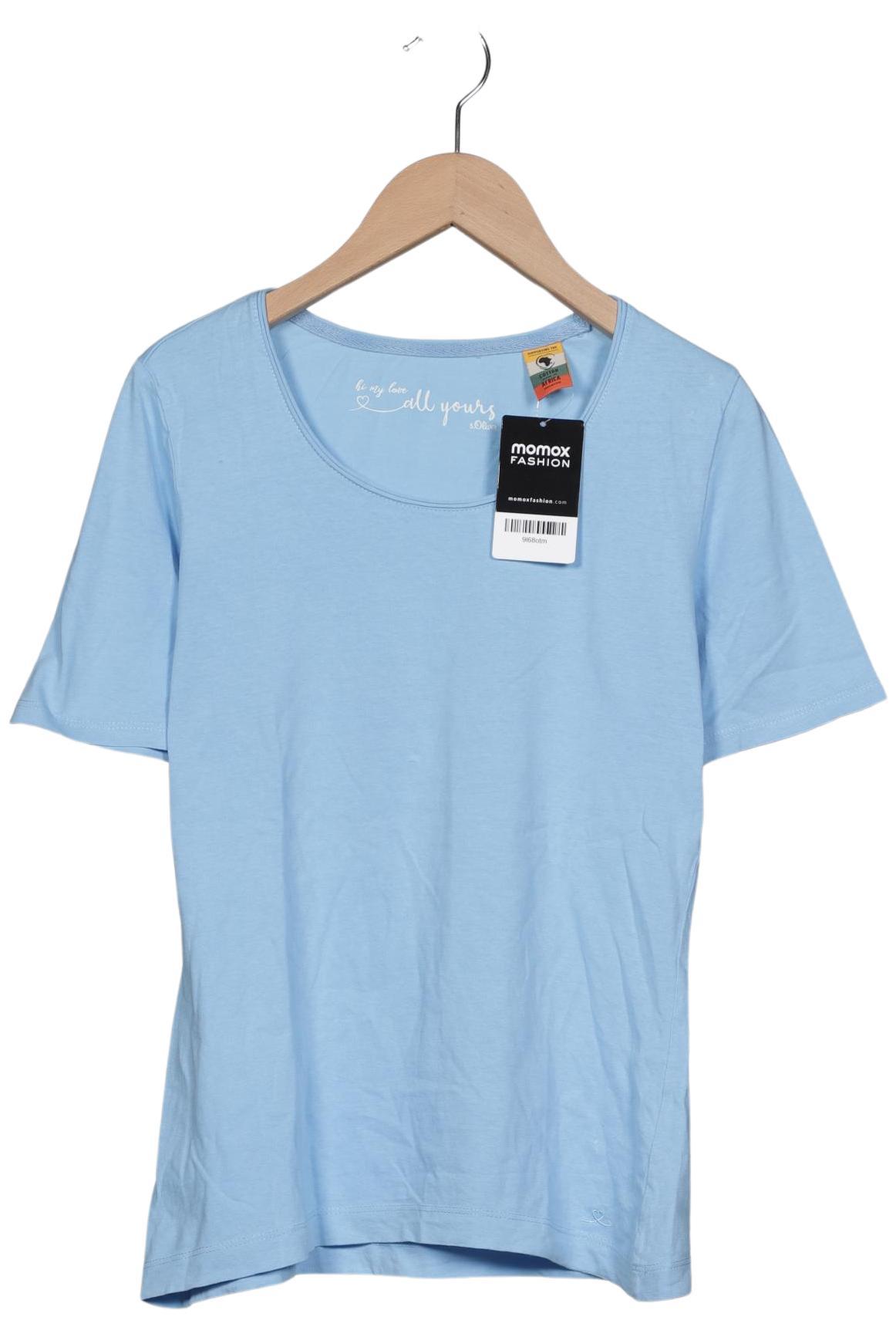Thumbnail - s.Oliver Damen T-Shirt, blau, Gr. 36
