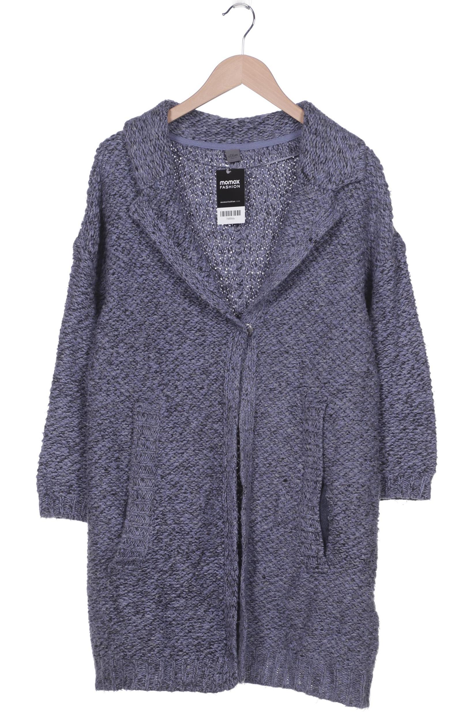 

s.Oliver Damen Strickjacke, blau, Gr. 38
