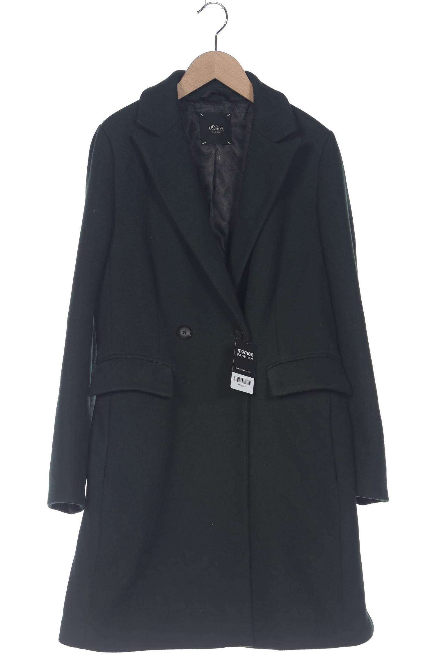 

s.Oliver Damen Mantel, grün, Gr. 38