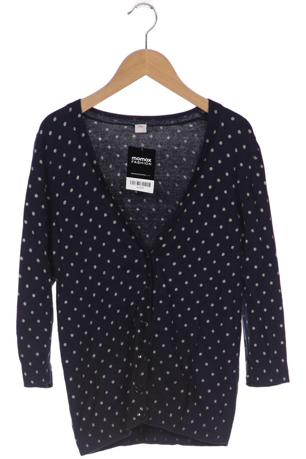 

s.Oliver Damen Strickjacke, marineblau
