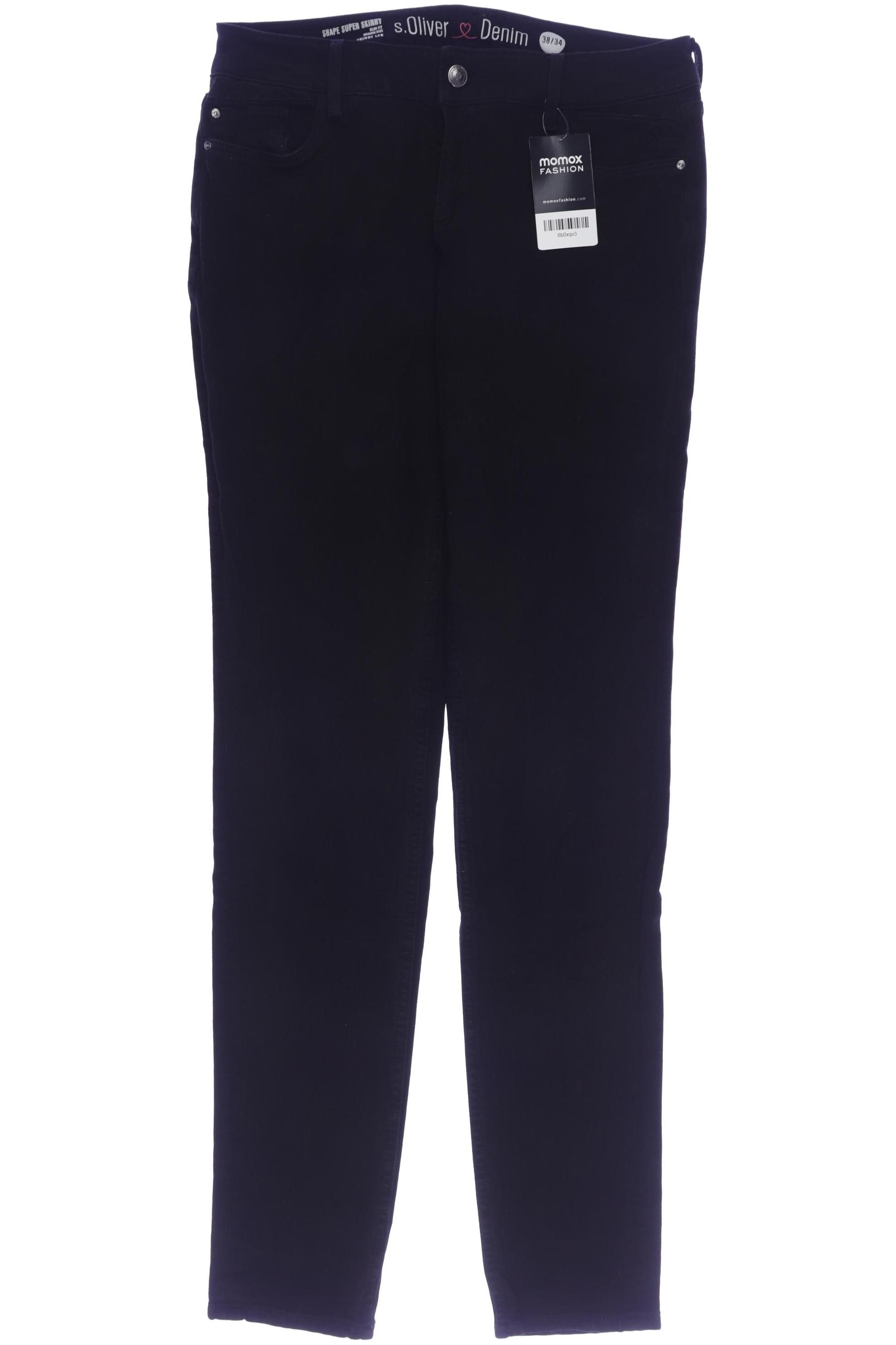 

s.Oliver Damen Jeans, schwarz, Gr. 38