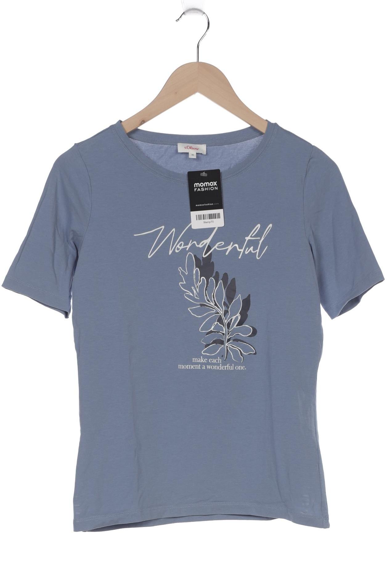 

s.Oliver Damen T-Shirt, hellblau, Gr. 36