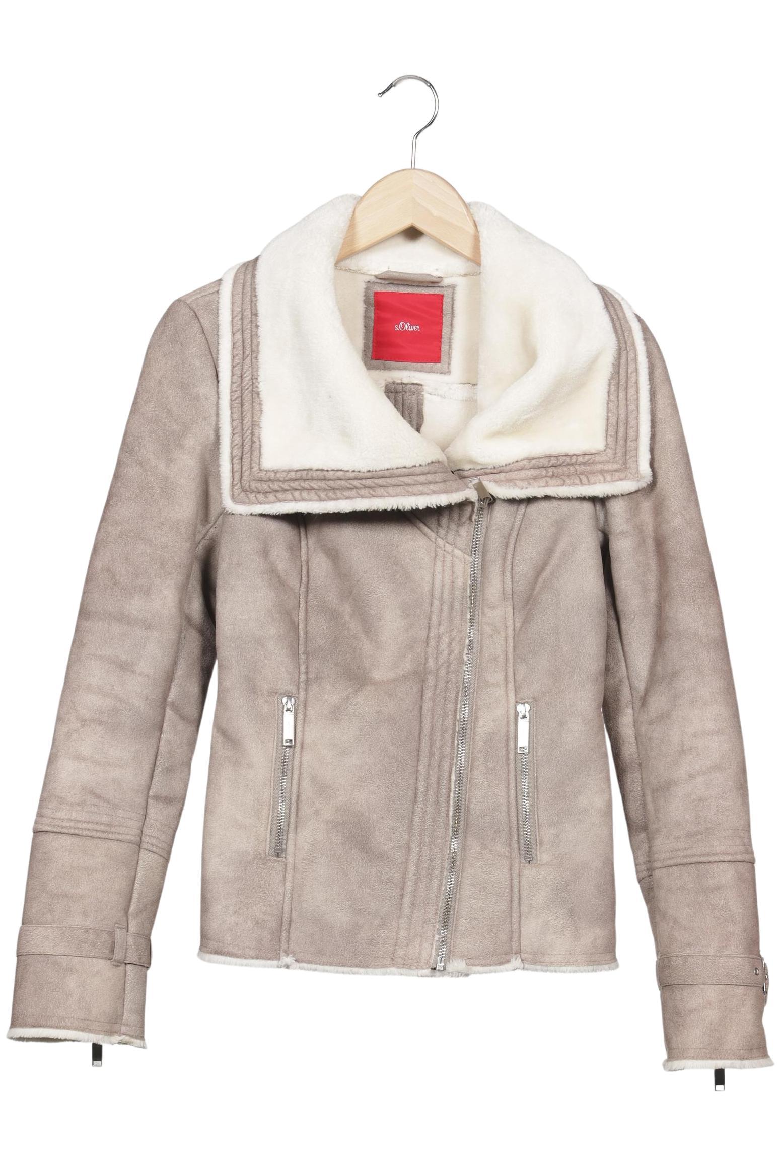 

s.Oliver Damen Jacke, beige, Gr. 34