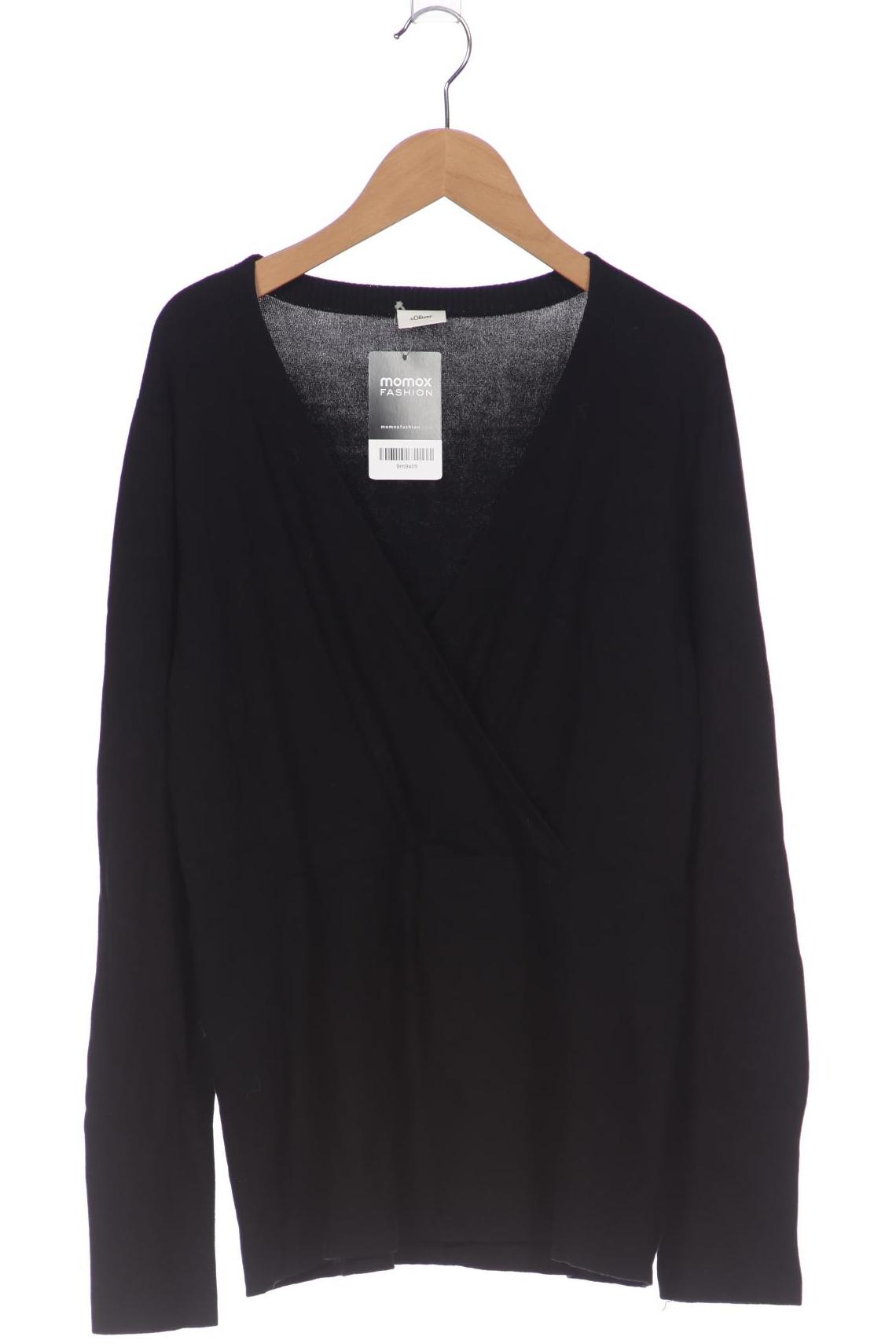 

s.Oliver Damen Pullover, schwarz, Gr. 44