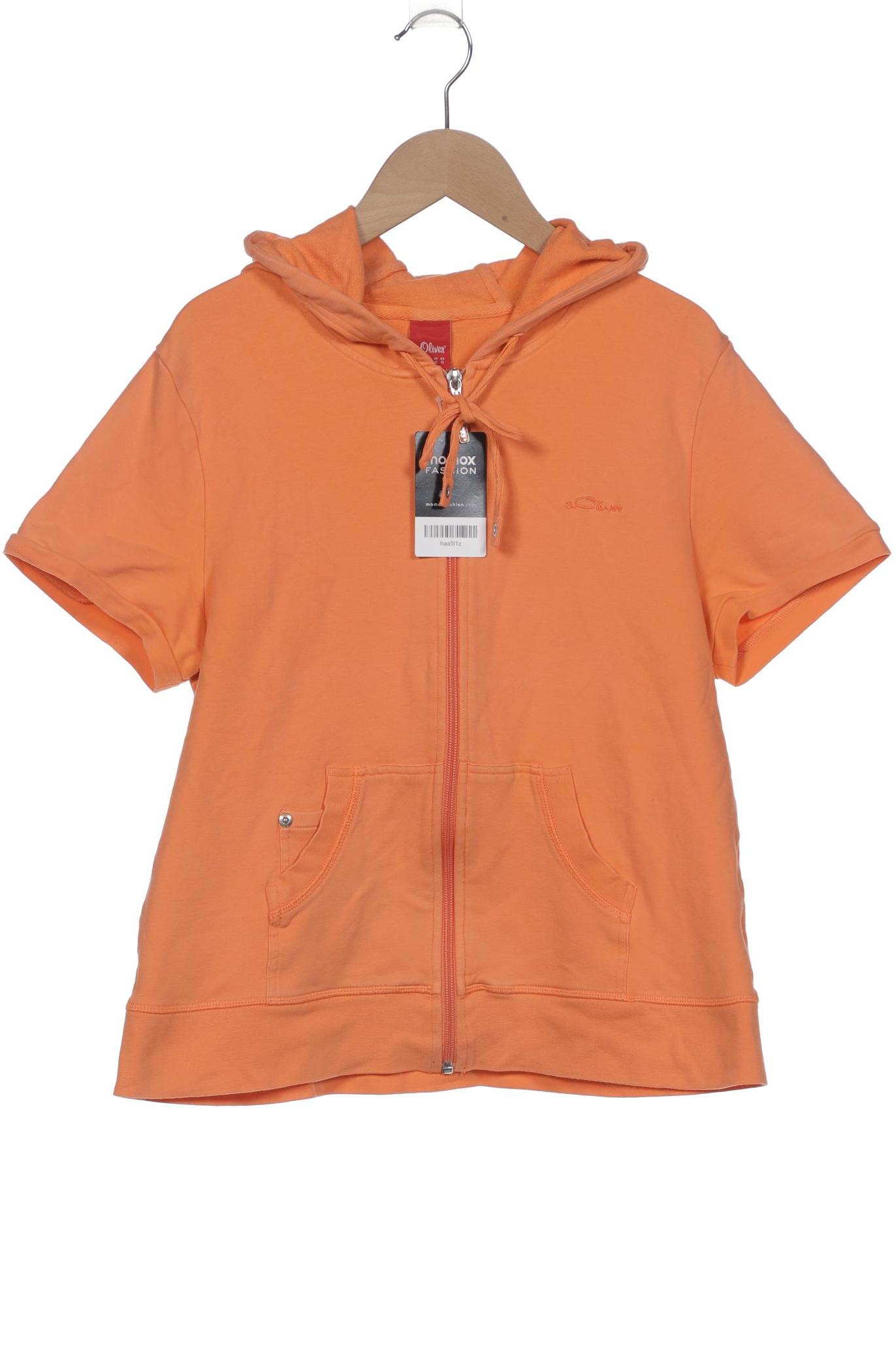 

s.Oliver Damen Kapuzenpullover, orange, Gr. 42