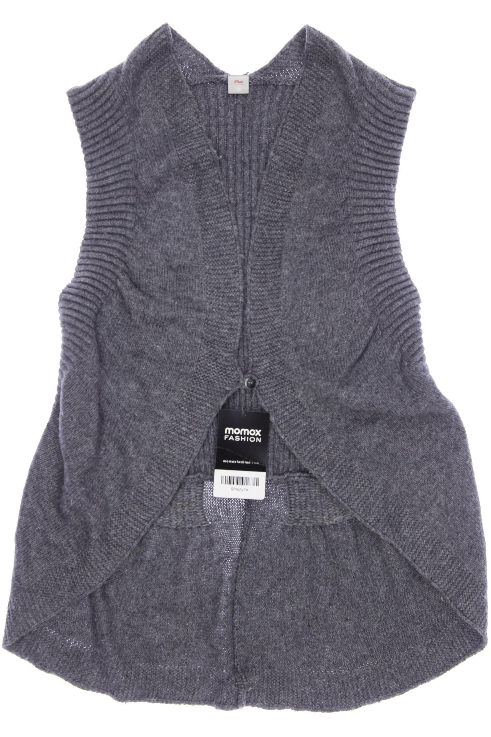

s.Oliver Damen Strickjacke, grau, Gr. 36