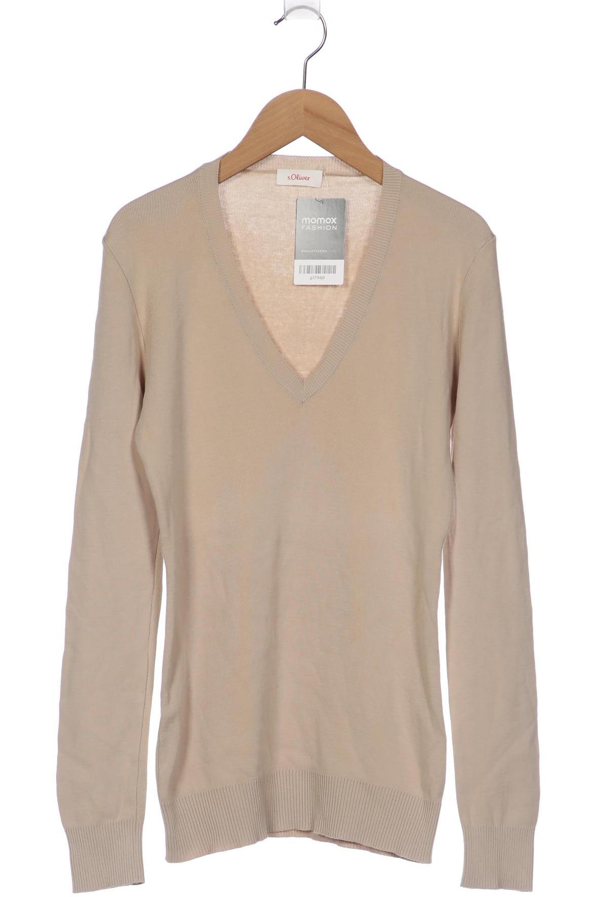 

s.Oliver Damen Pullover, beige, Gr. 34