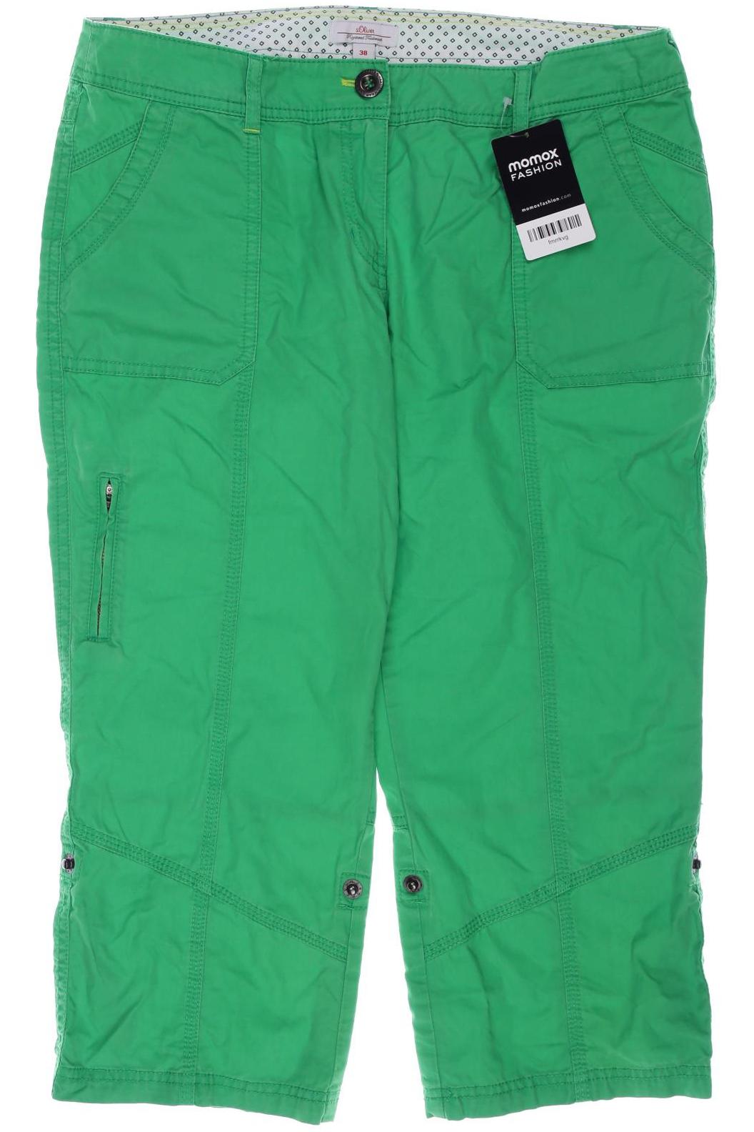 

s.Oliver Damen Stoffhose, grün, Gr. 38