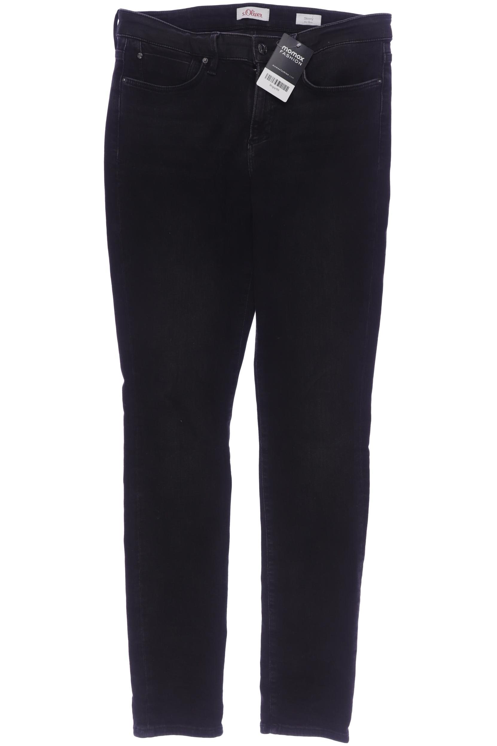

s.Oliver Damen Jeans, schwarz, Gr. 40