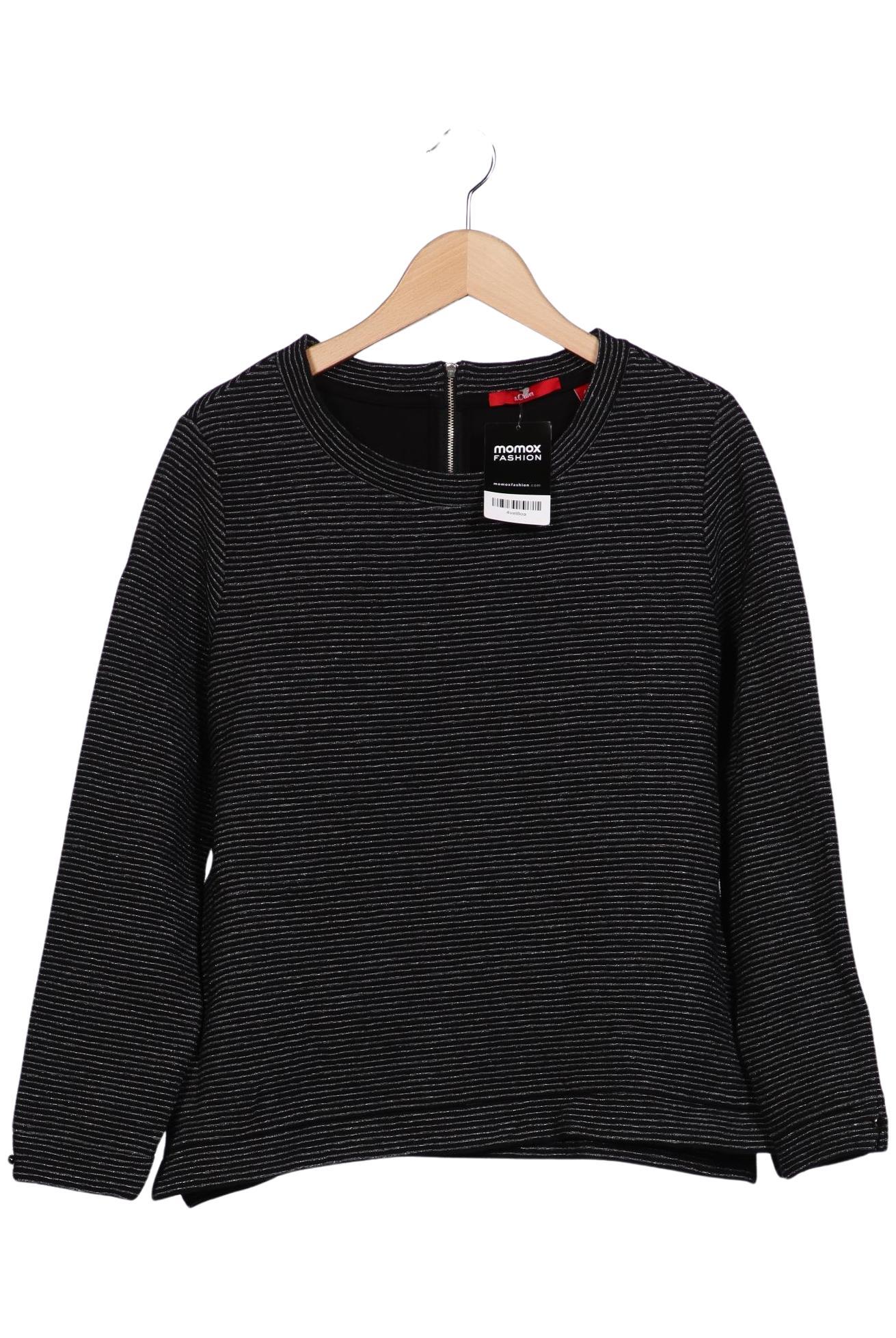 

s.Oliver Damen Sweatshirt, schwarz, Gr. 44