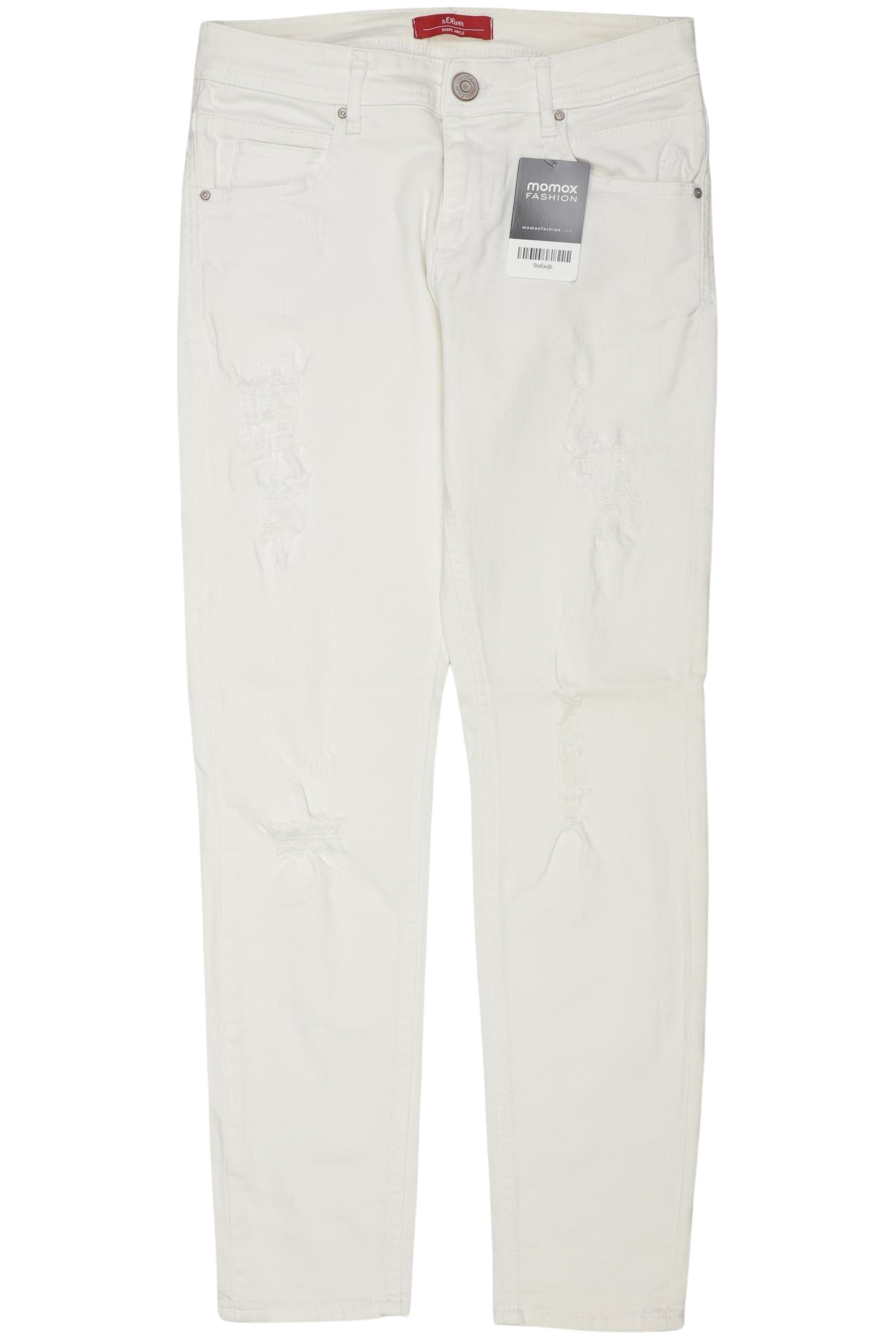 

s.Oliver Damen Jeans, weiß, Gr. 34