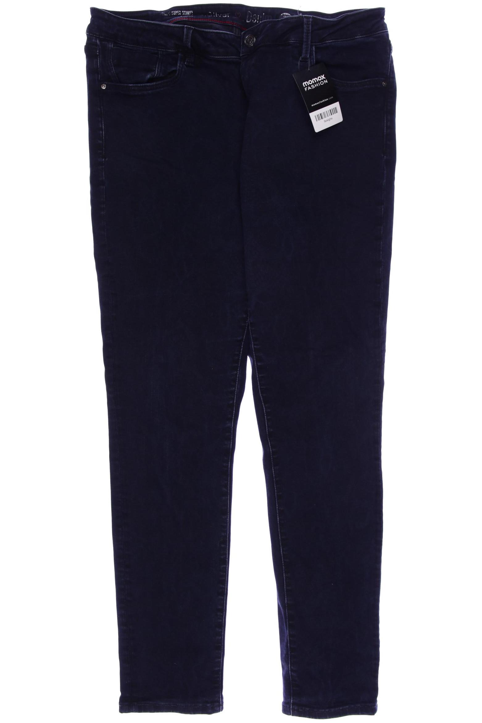 

s.Oliver Damen Jeans, marineblau