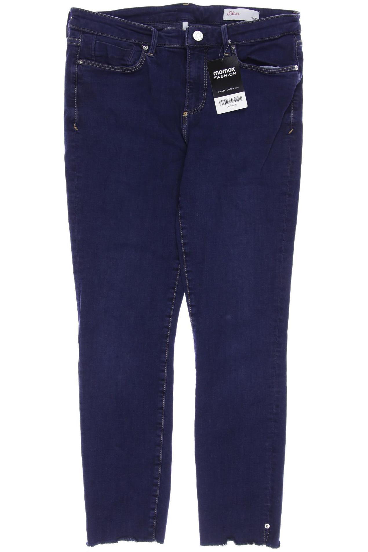 

s.Oliver Damen Jeans, marineblau