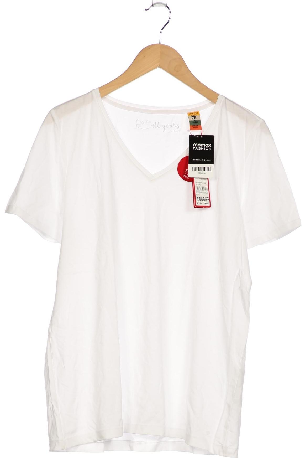 

s.Oliver Damen T-Shirt, weiß, Gr. 44