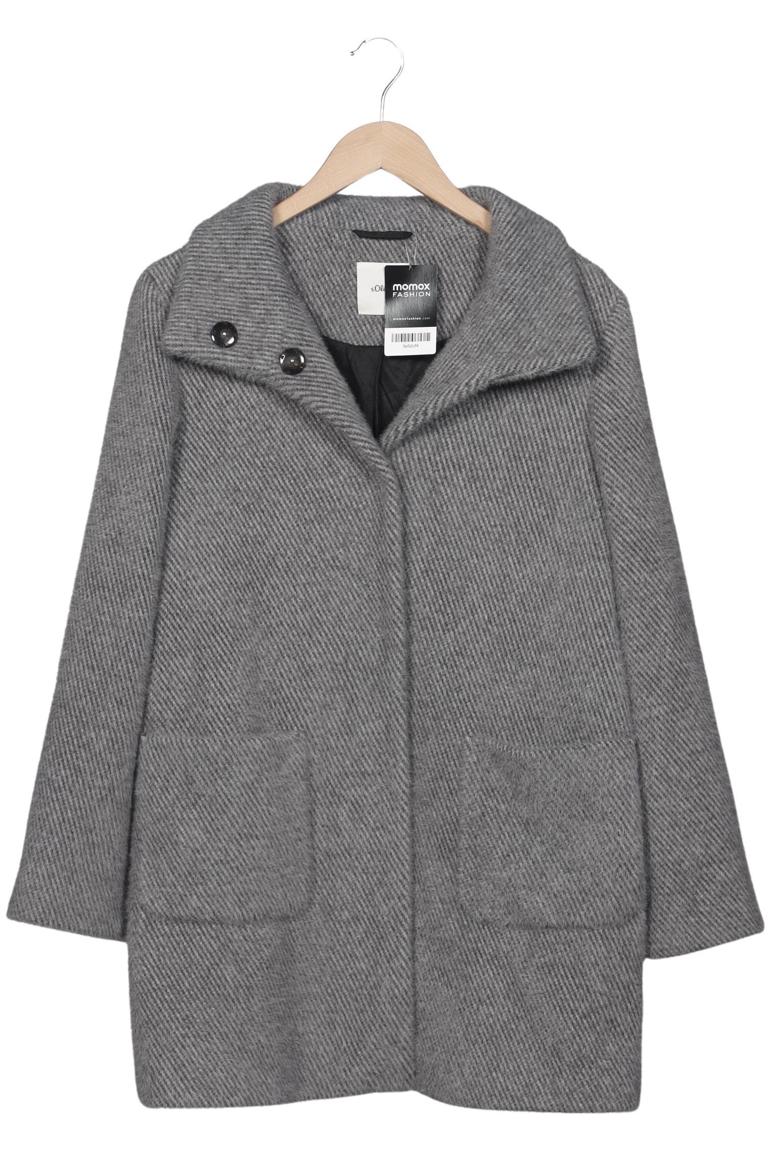 

s.Oliver Damen Mantel, grau, Gr. 38