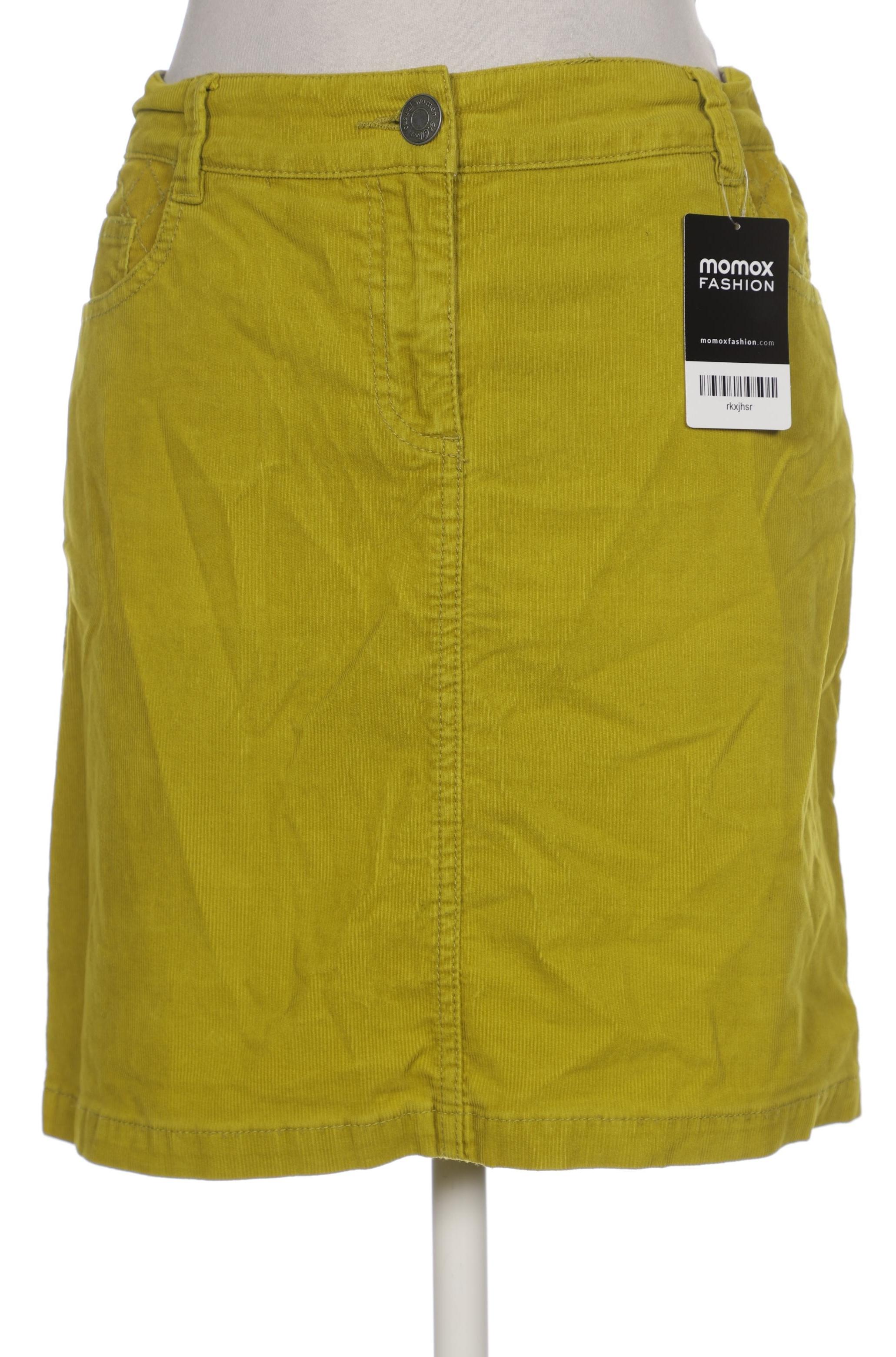 

s.Oliver Damen Rock, gelb, Gr. 38