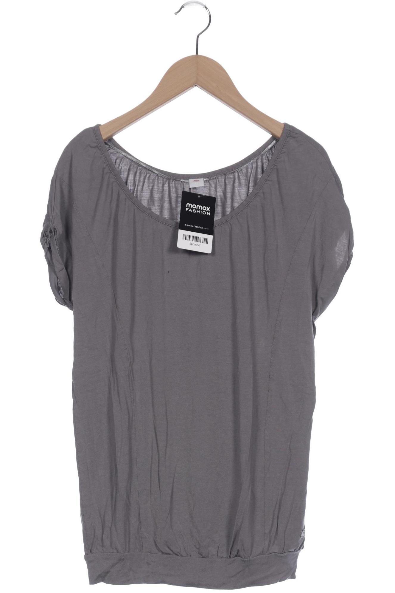 

s.Oliver Damen T-Shirt, grau, Gr. 34