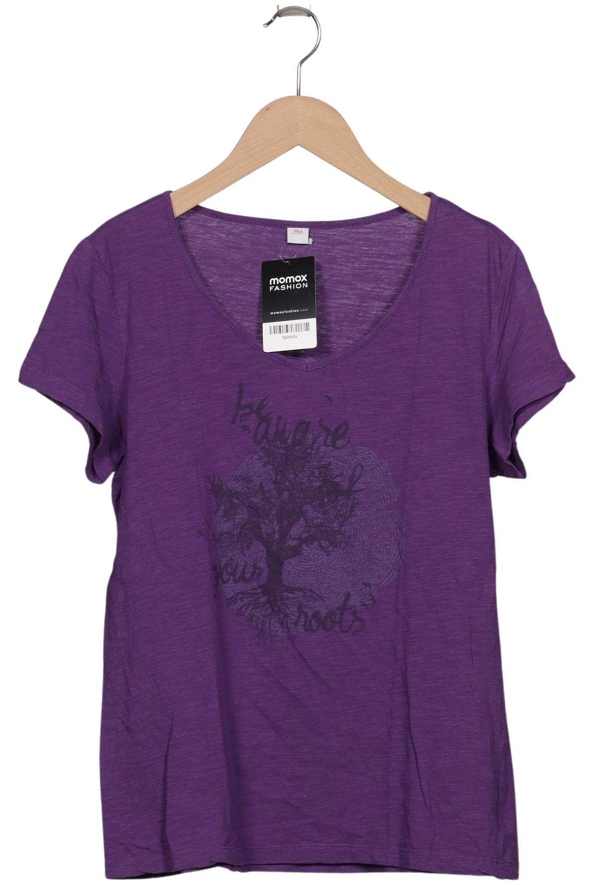 

s.Oliver Damen T-Shirt, flieder, Gr. 40