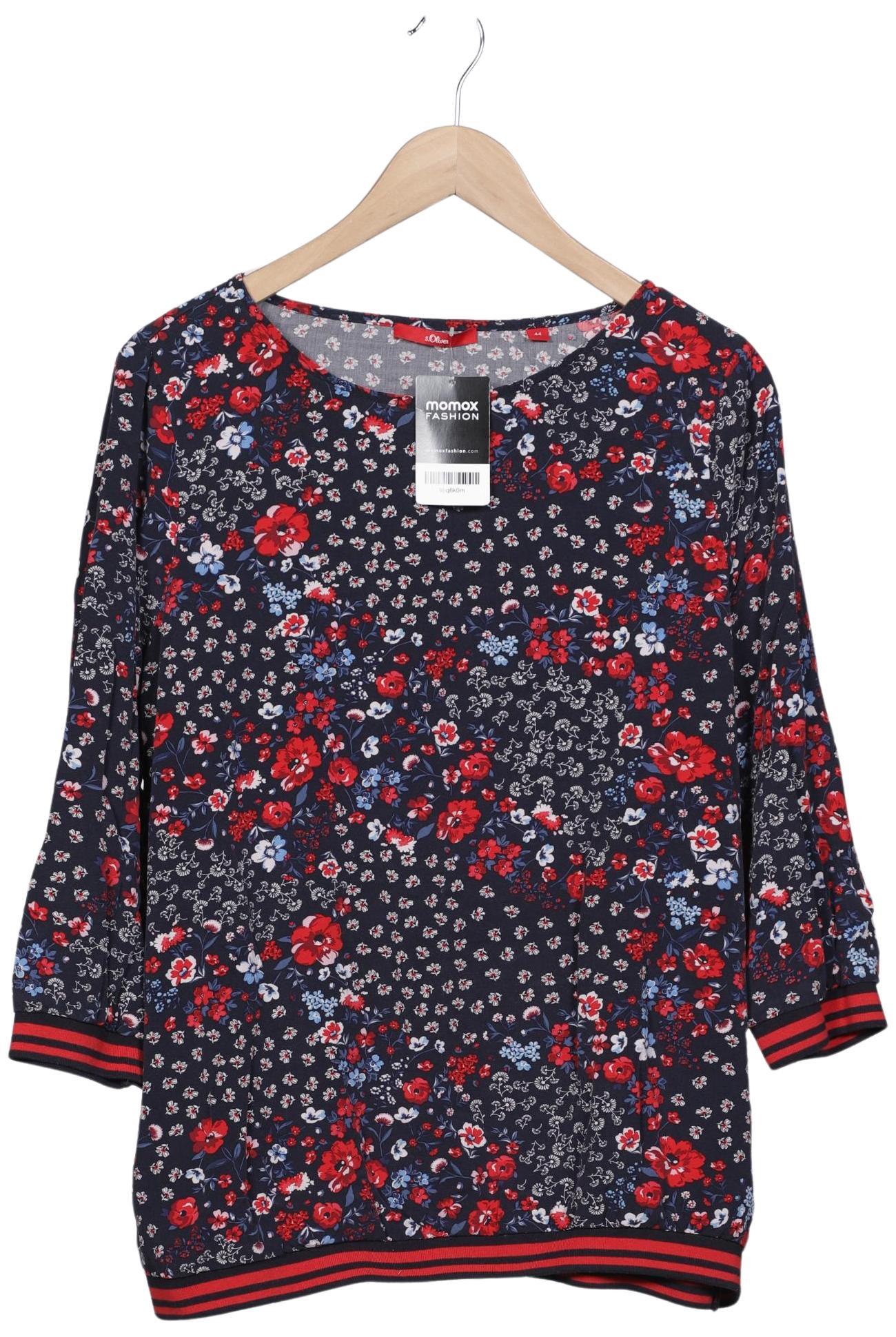 

s.Oliver Damen Langarmshirt, marineblau, Gr. 44