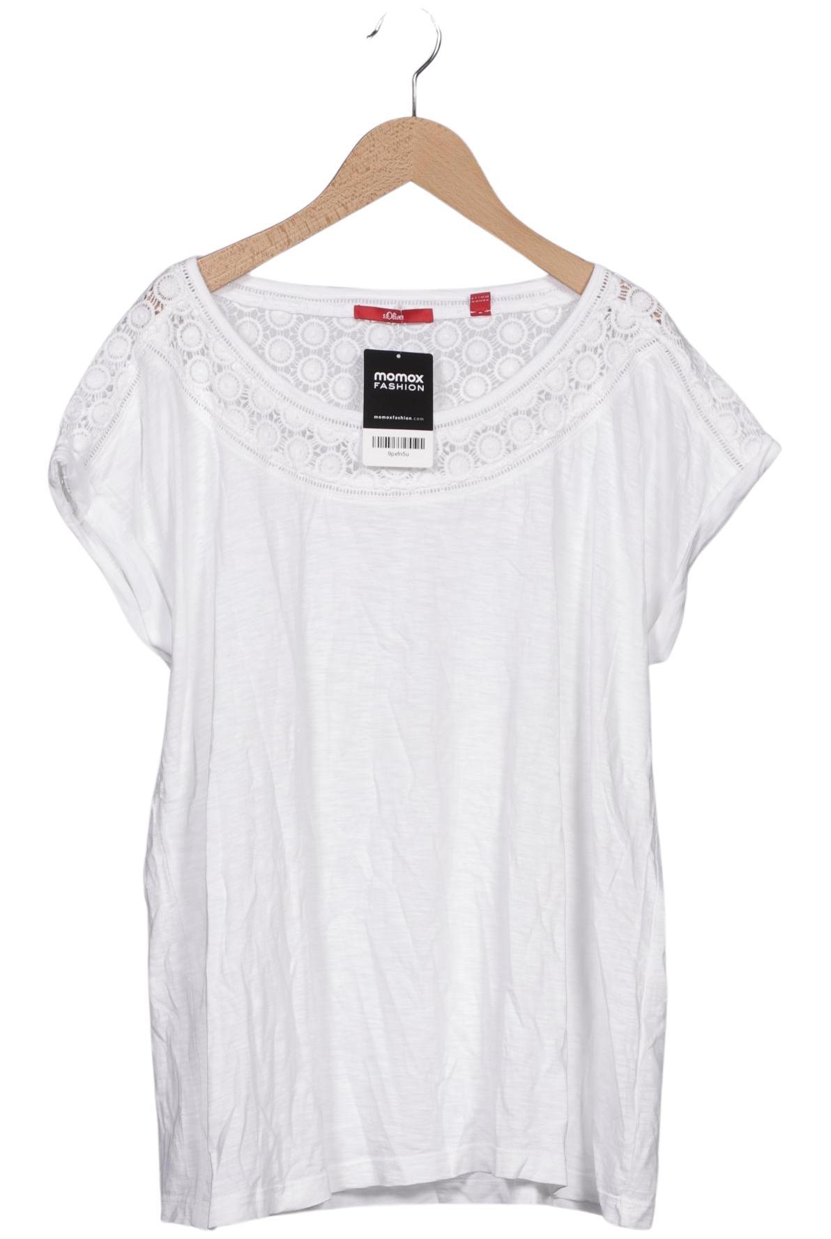 

s.Oliver Damen T-Shirt, weiß, Gr. 44