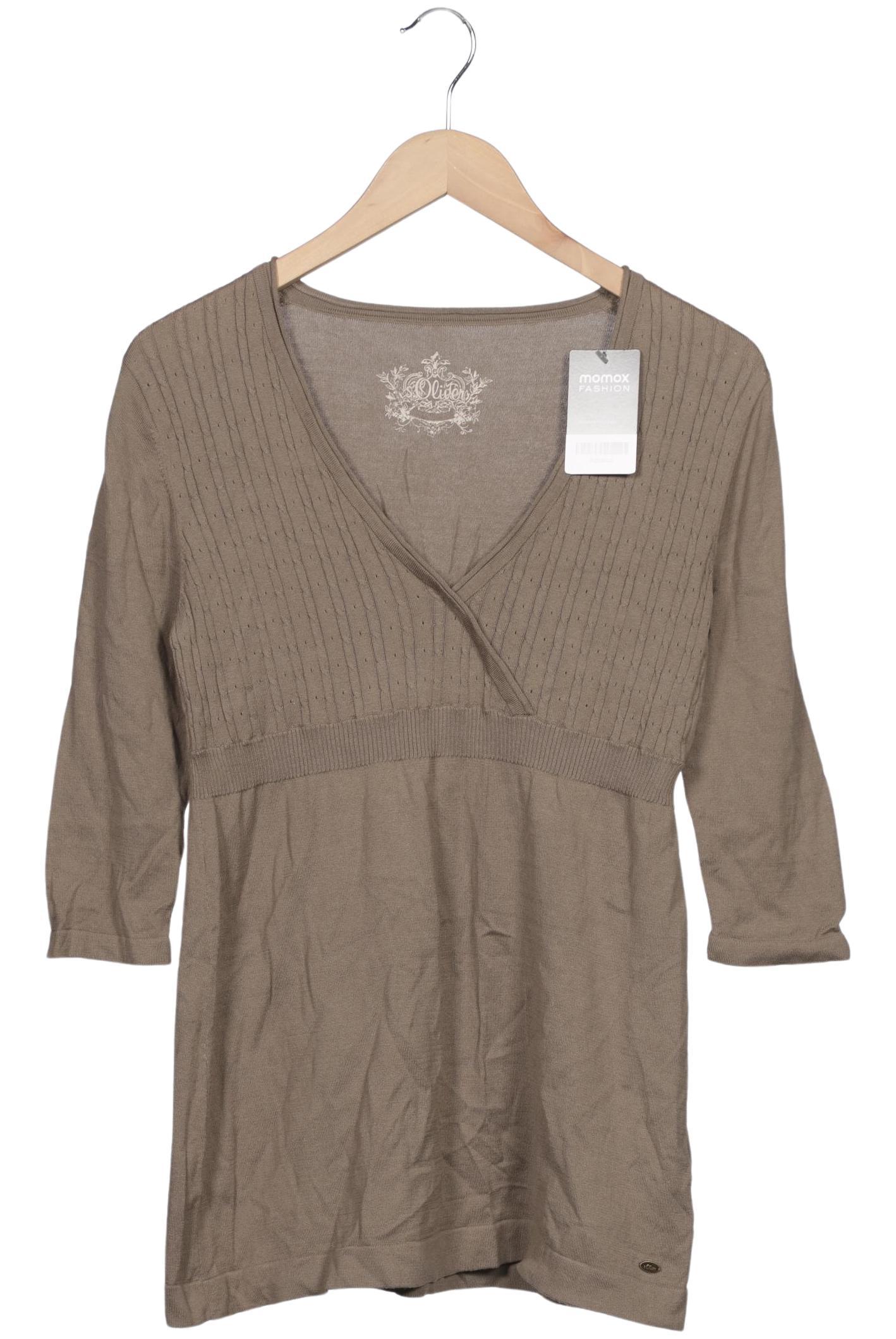 

s.Oliver Damen Pullover, beige, Gr. 40