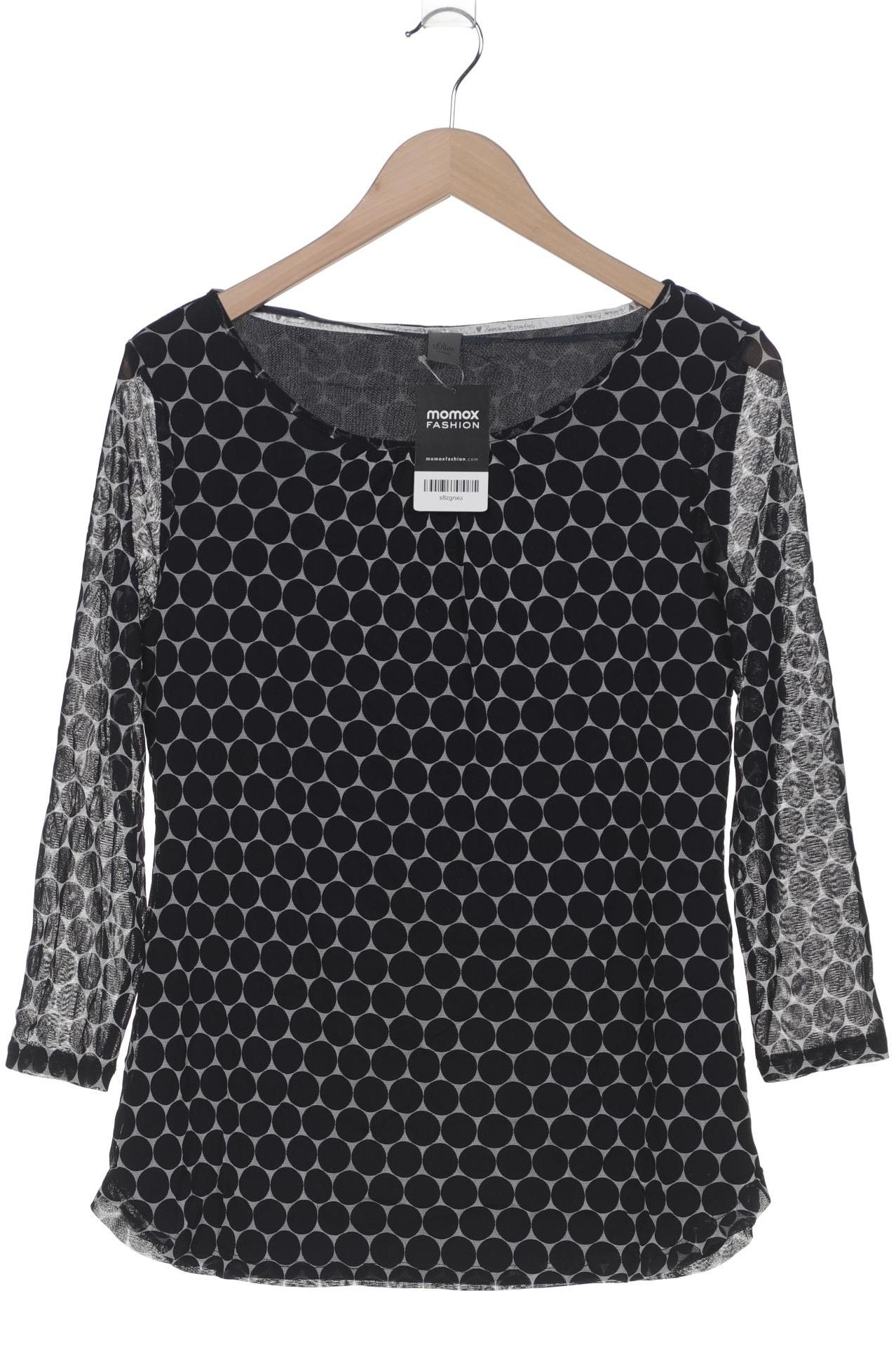 

s.Oliver Damen Langarmshirt, marineblau, Gr. 42