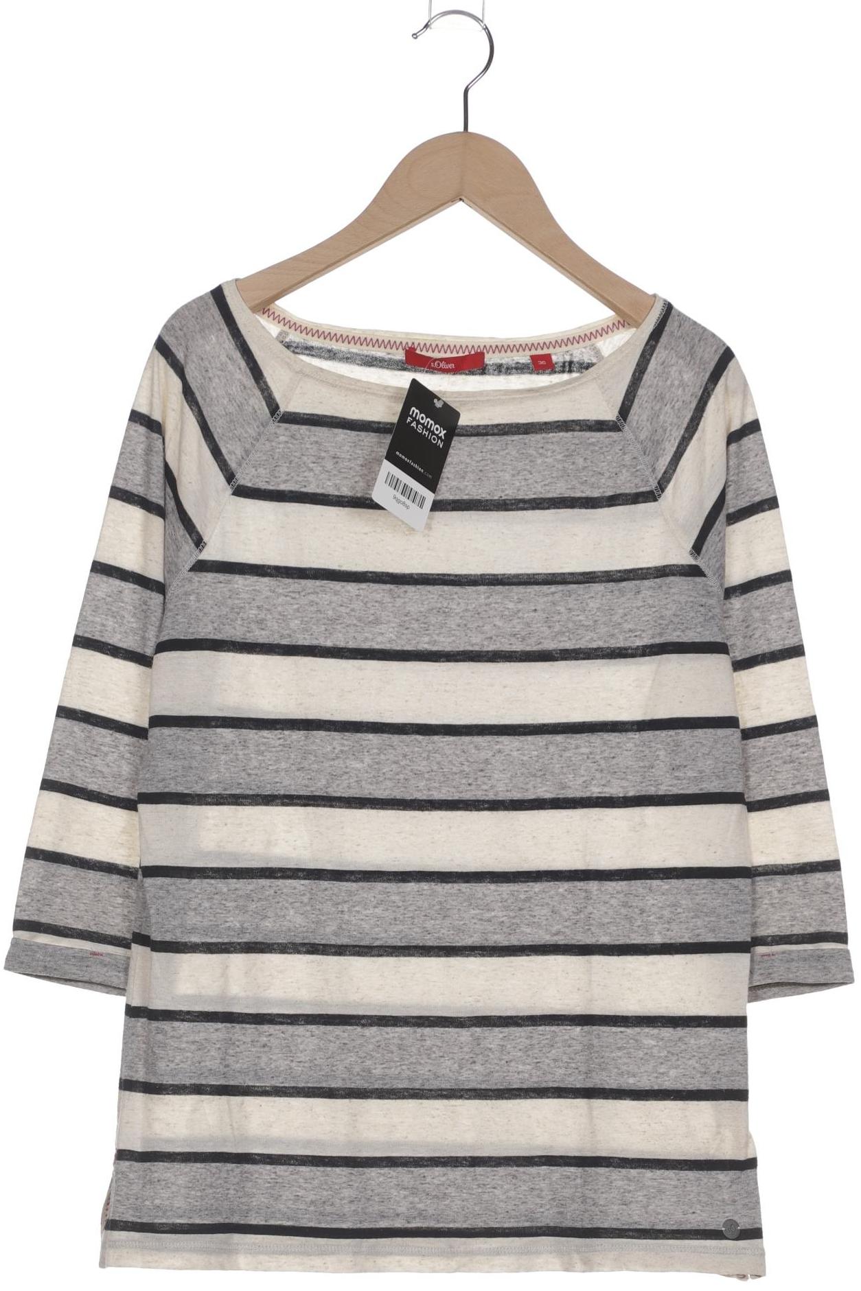

s.Oliver Damen Langarmshirt, grau, Gr. 36