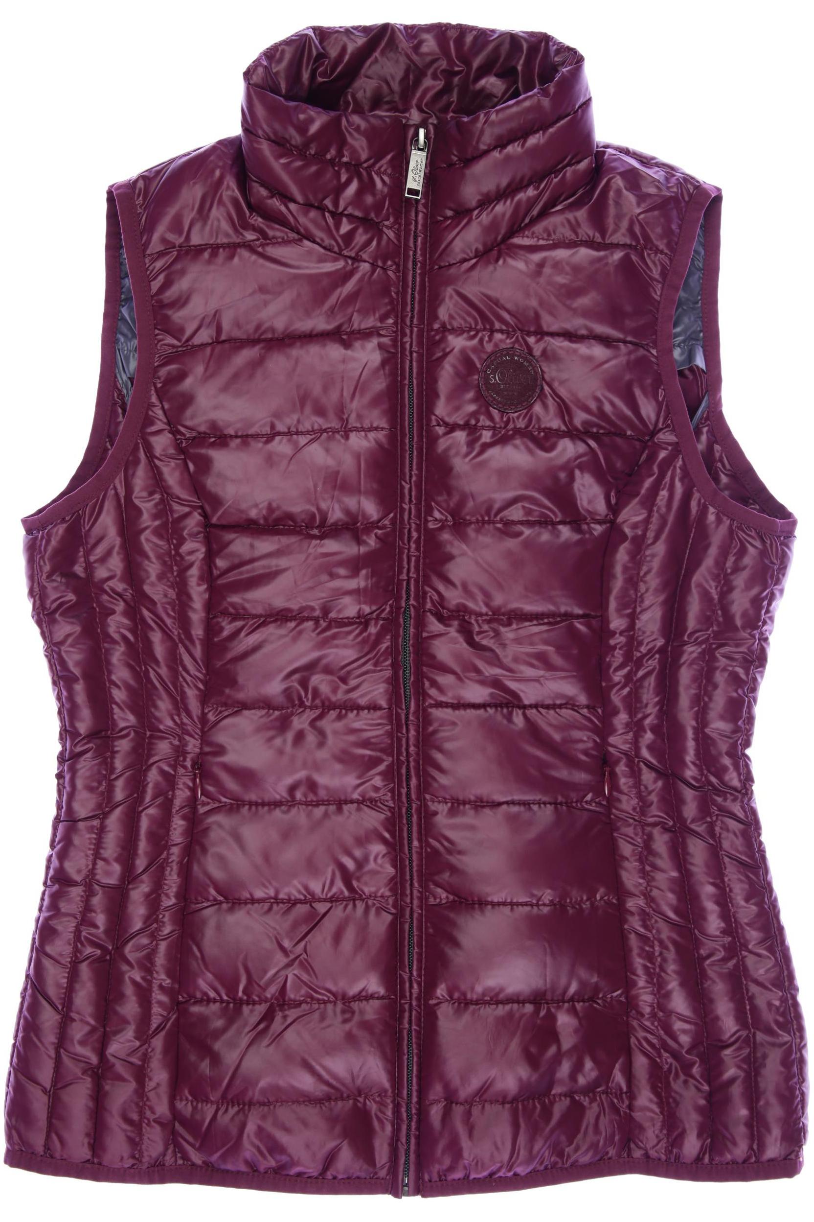 

s.Oliver Damen Weste, bordeaux, Gr. 34