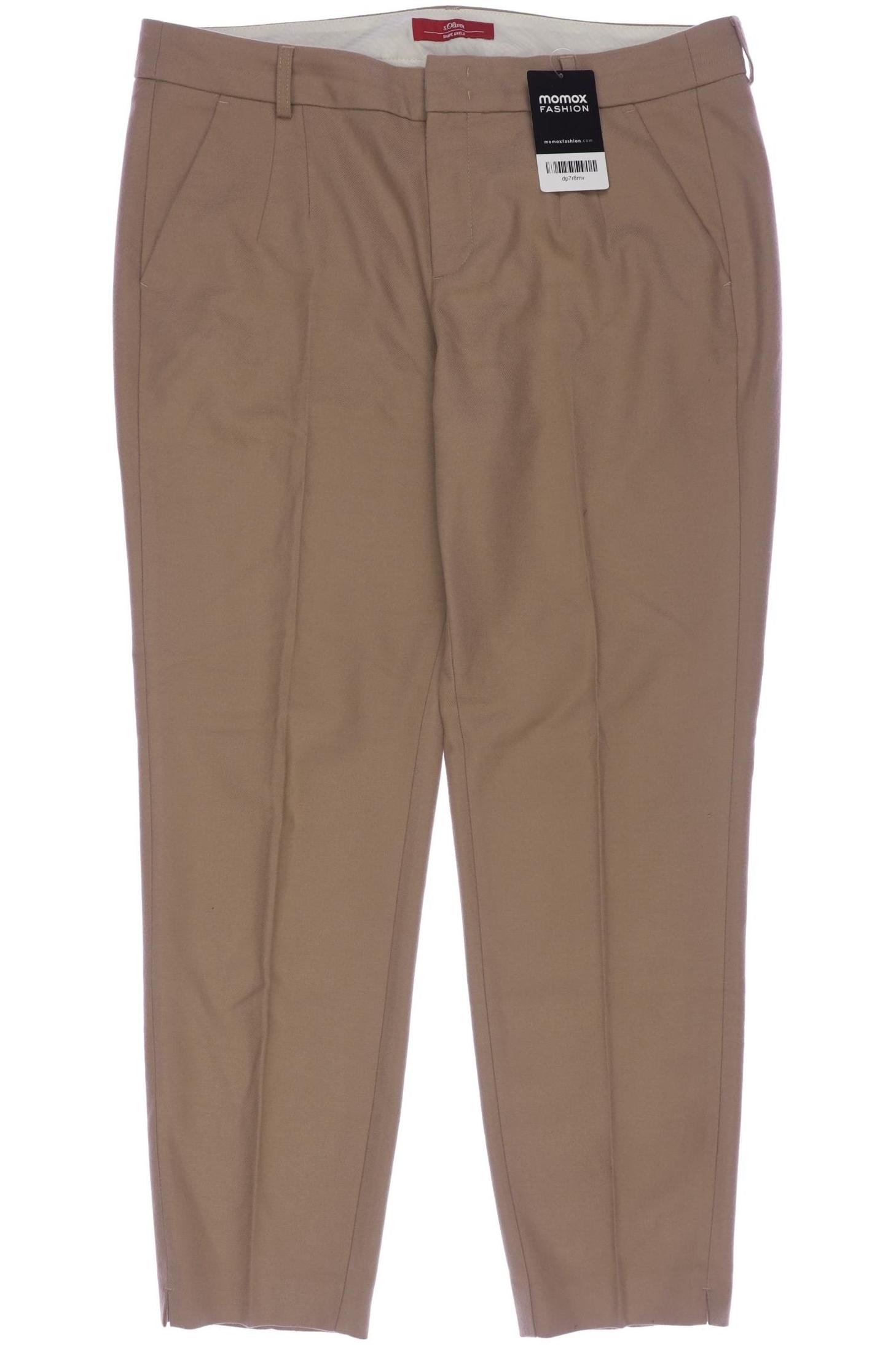 

s.Oliver Damen Stoffhose, beige, Gr. 40