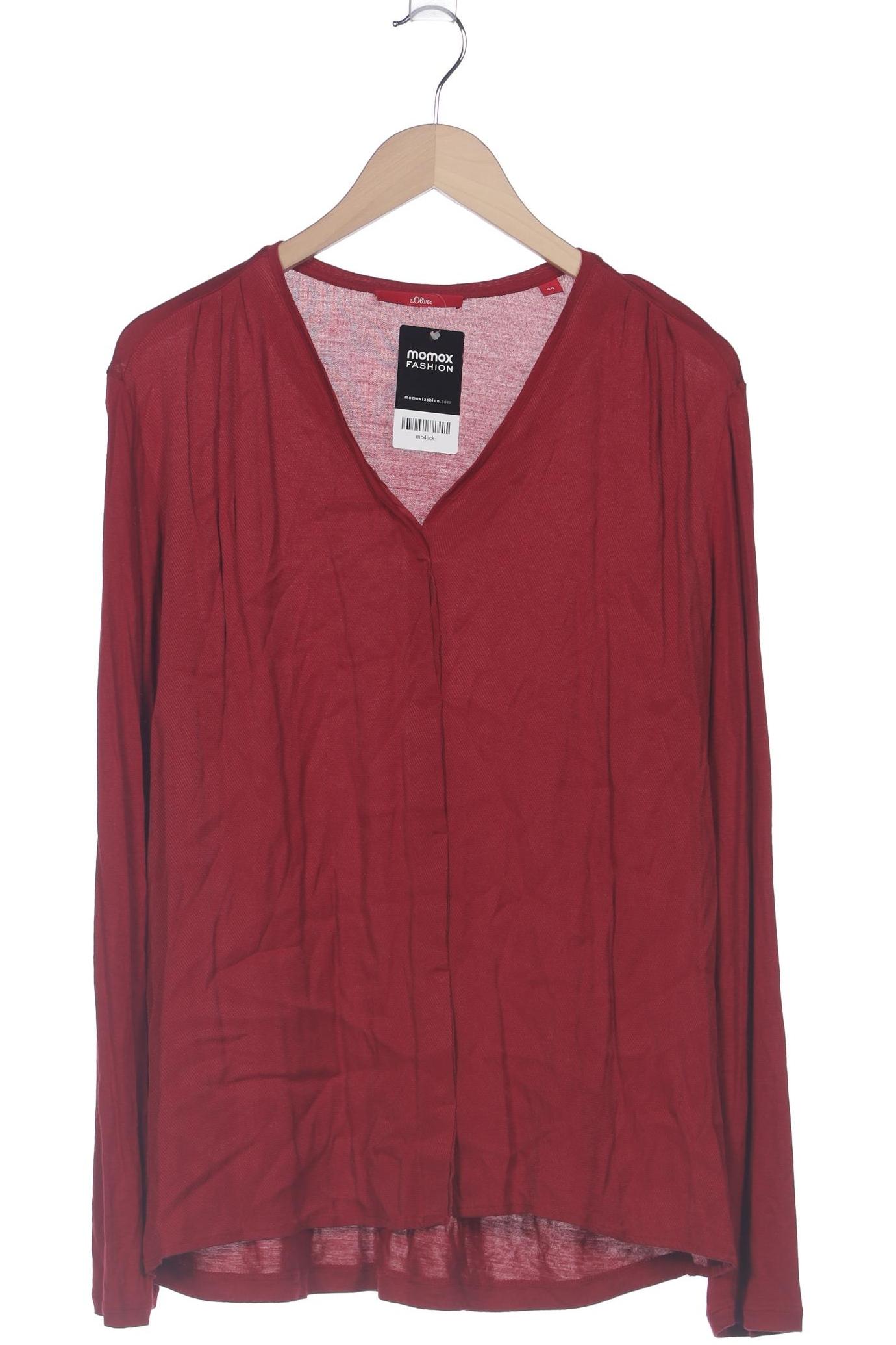 

s.Oliver Damen Langarmshirt, rot, Gr. 44