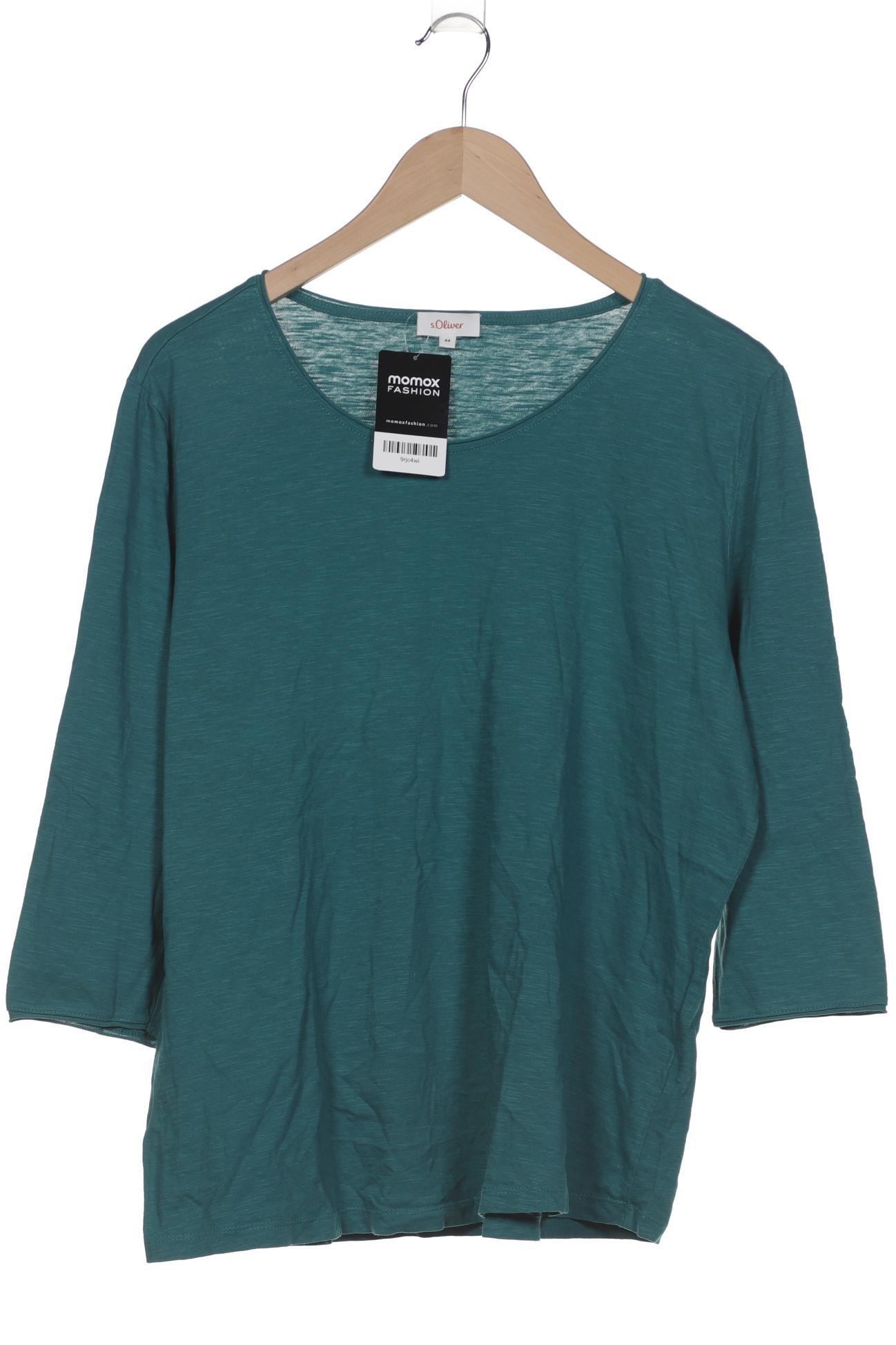 

s.Oliver Damen Langarmshirt, türkis, Gr. 44