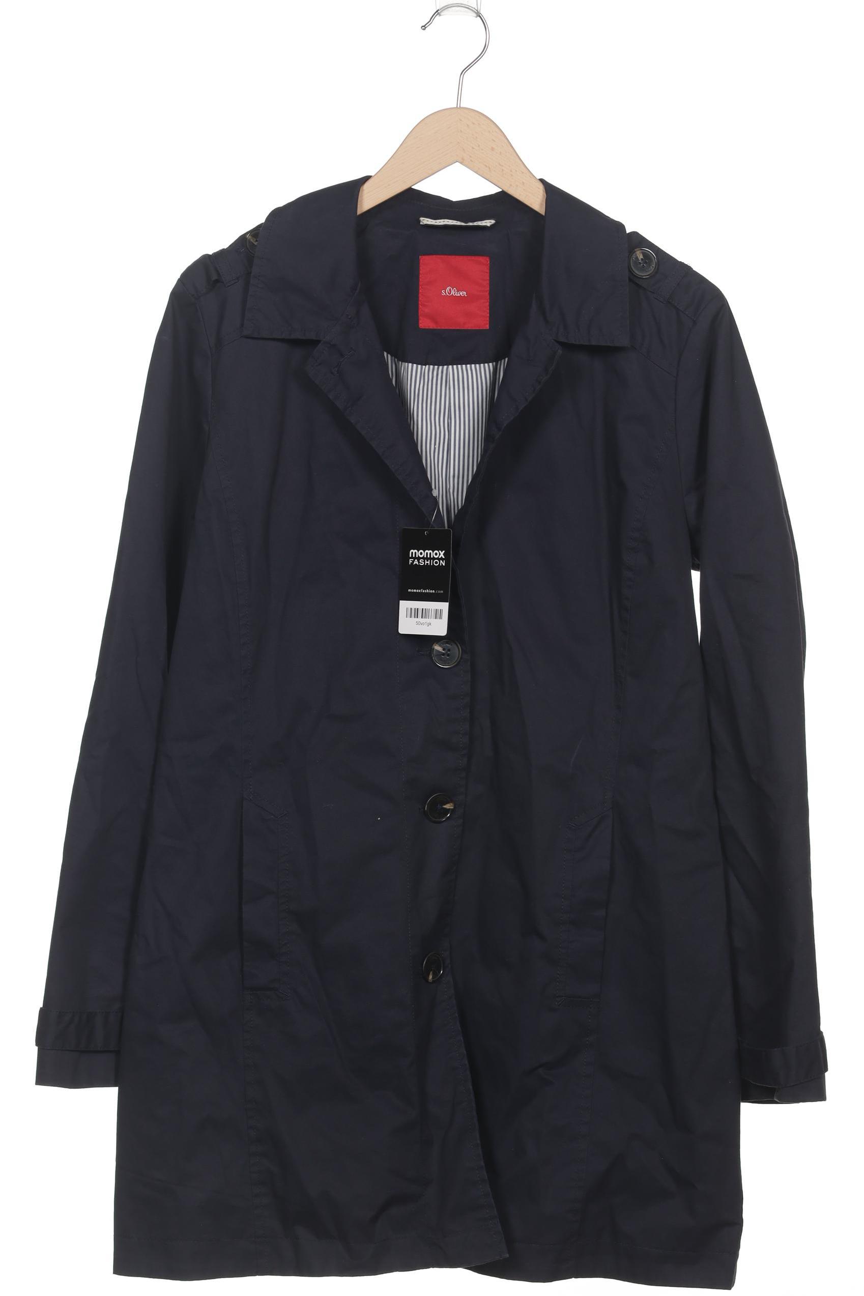 

s.Oliver Damen Mantel, marineblau, Gr. 42