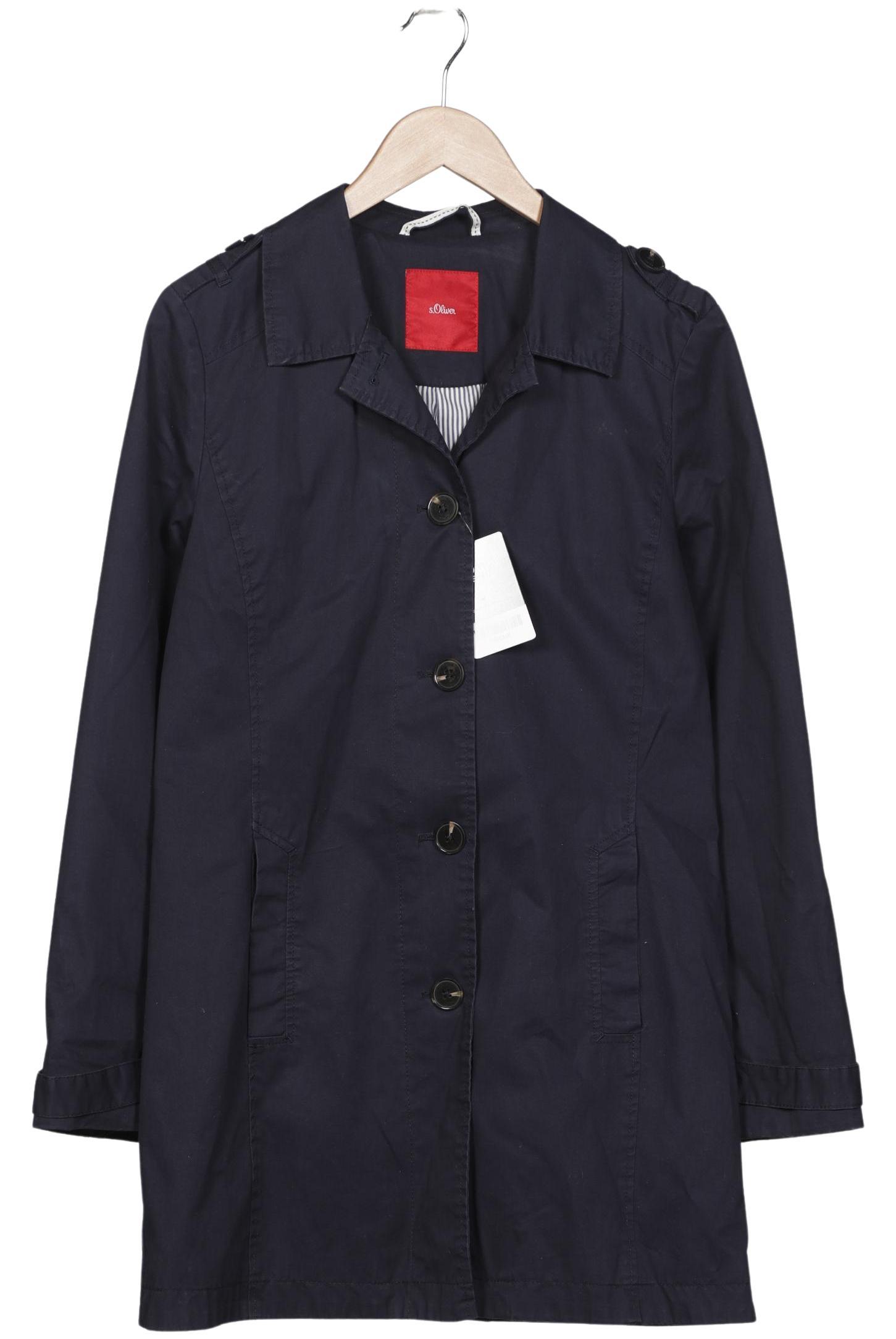 

s.Oliver Damen Mantel, marineblau, Gr. 38