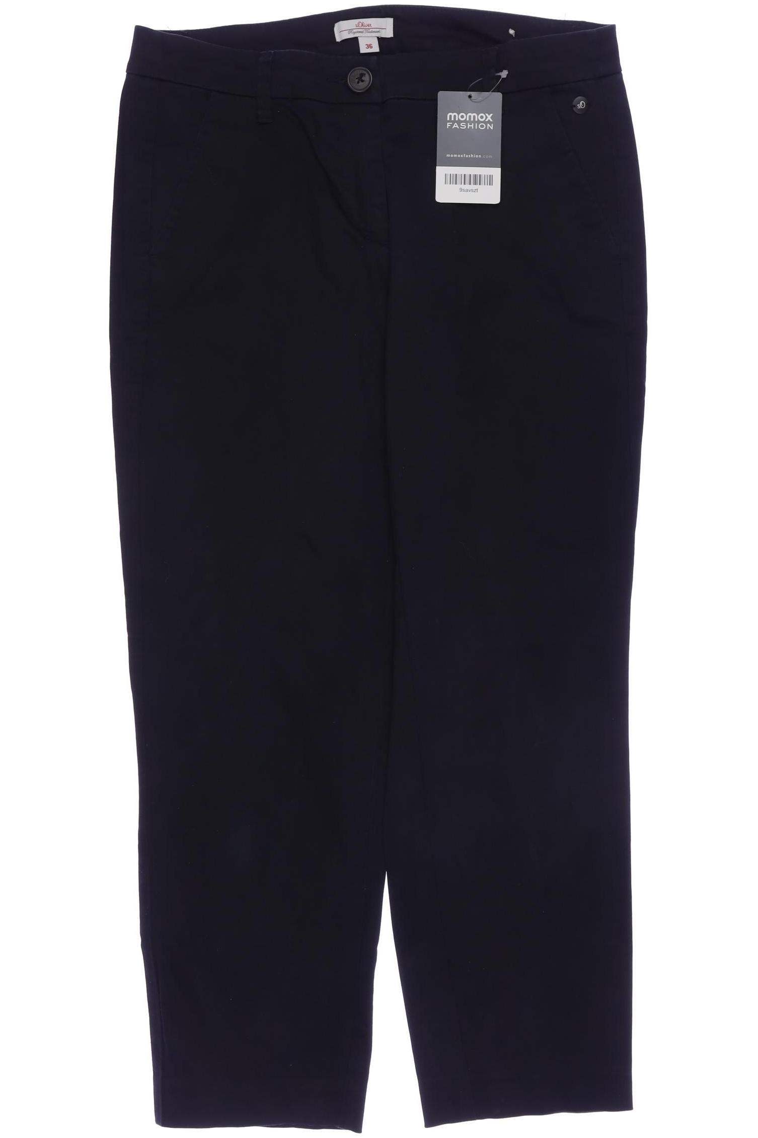 

s.Oliver Damen Stoffhose, schwarz, Gr. 36