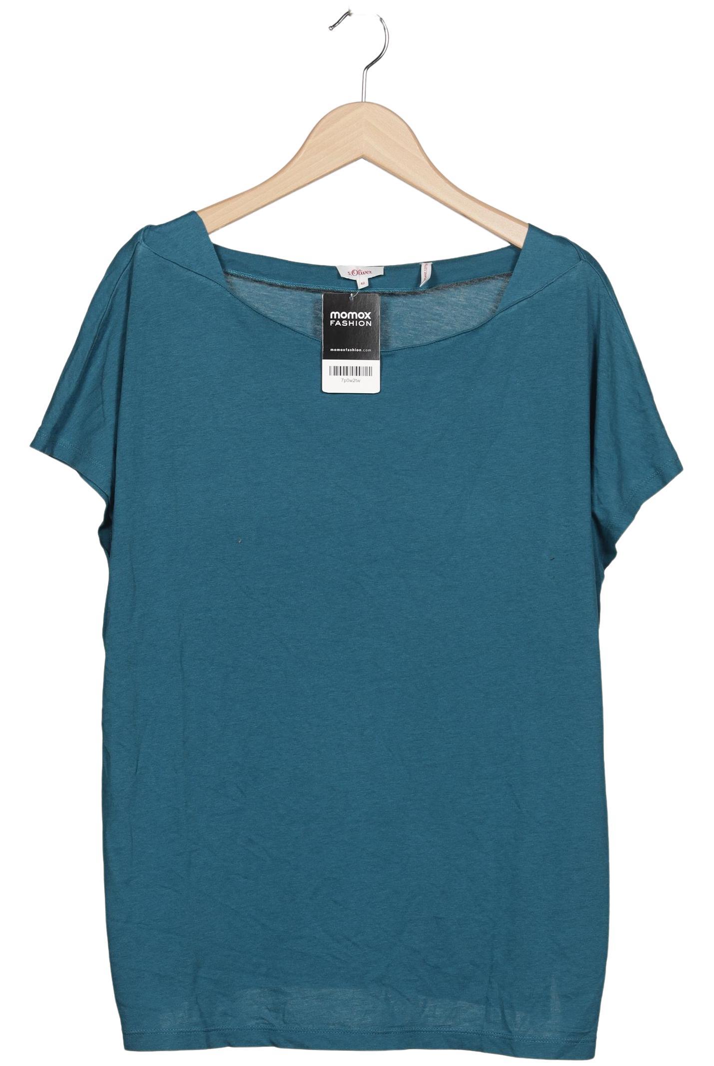 

s.Oliver Damen T-Shirt, türkis, Gr. 42