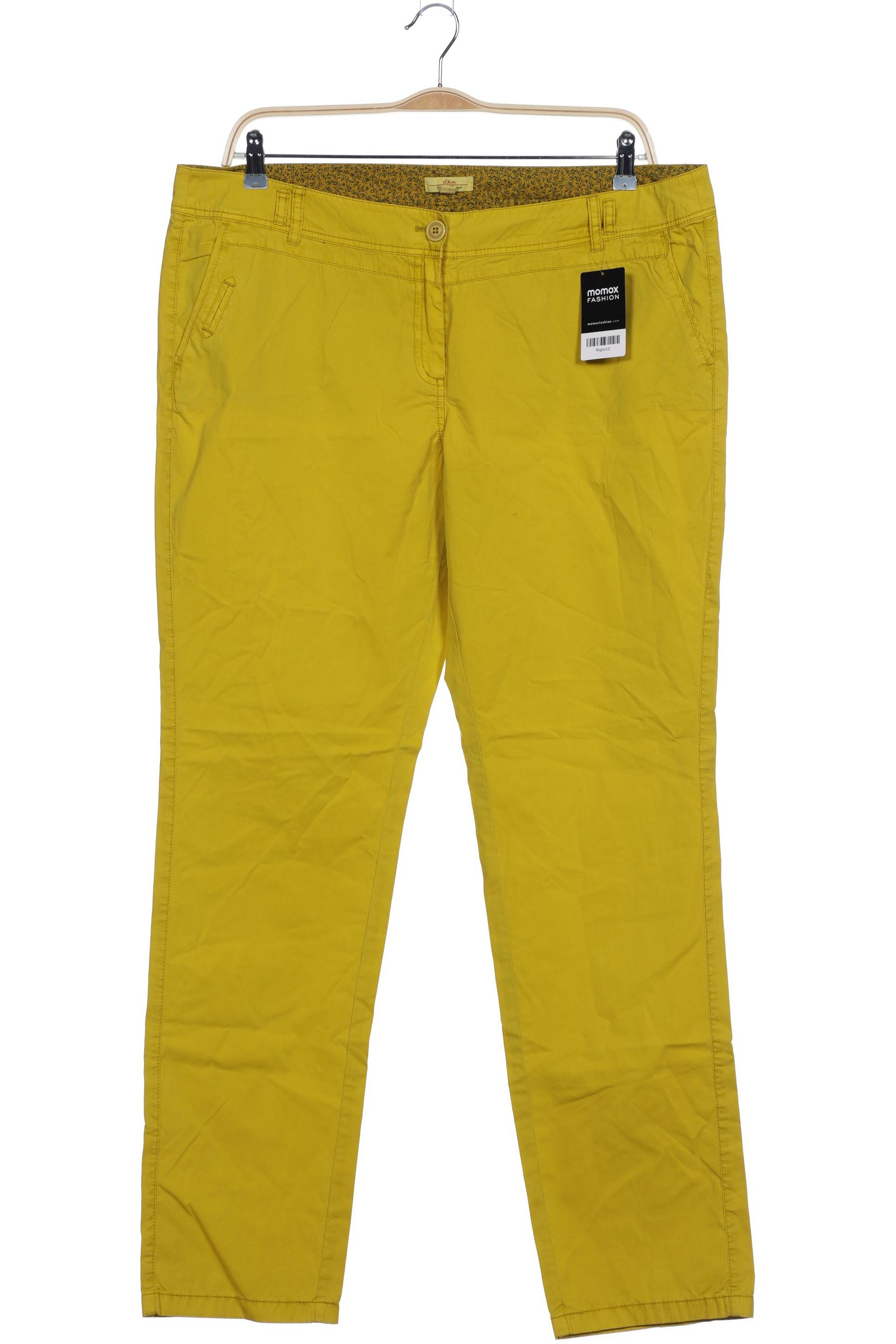 

s.Oliver Damen Stoffhose, gelb