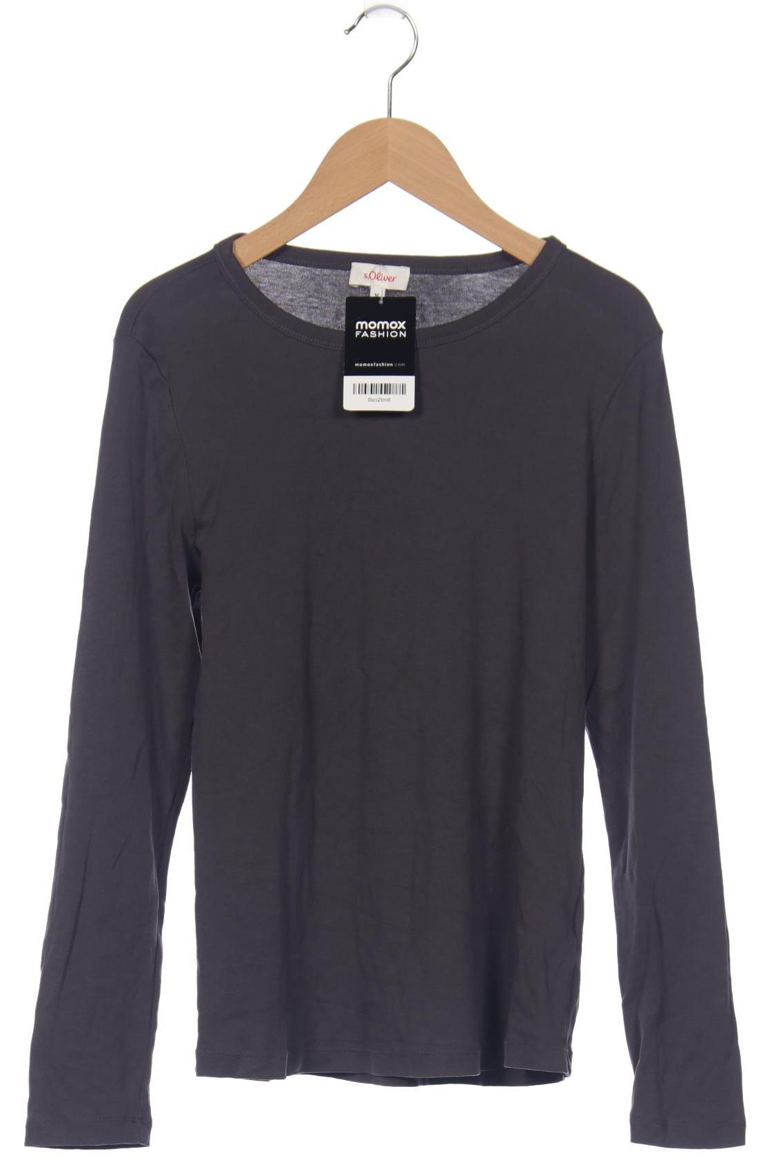 

s.Oliver Damen Langarmshirt, grau