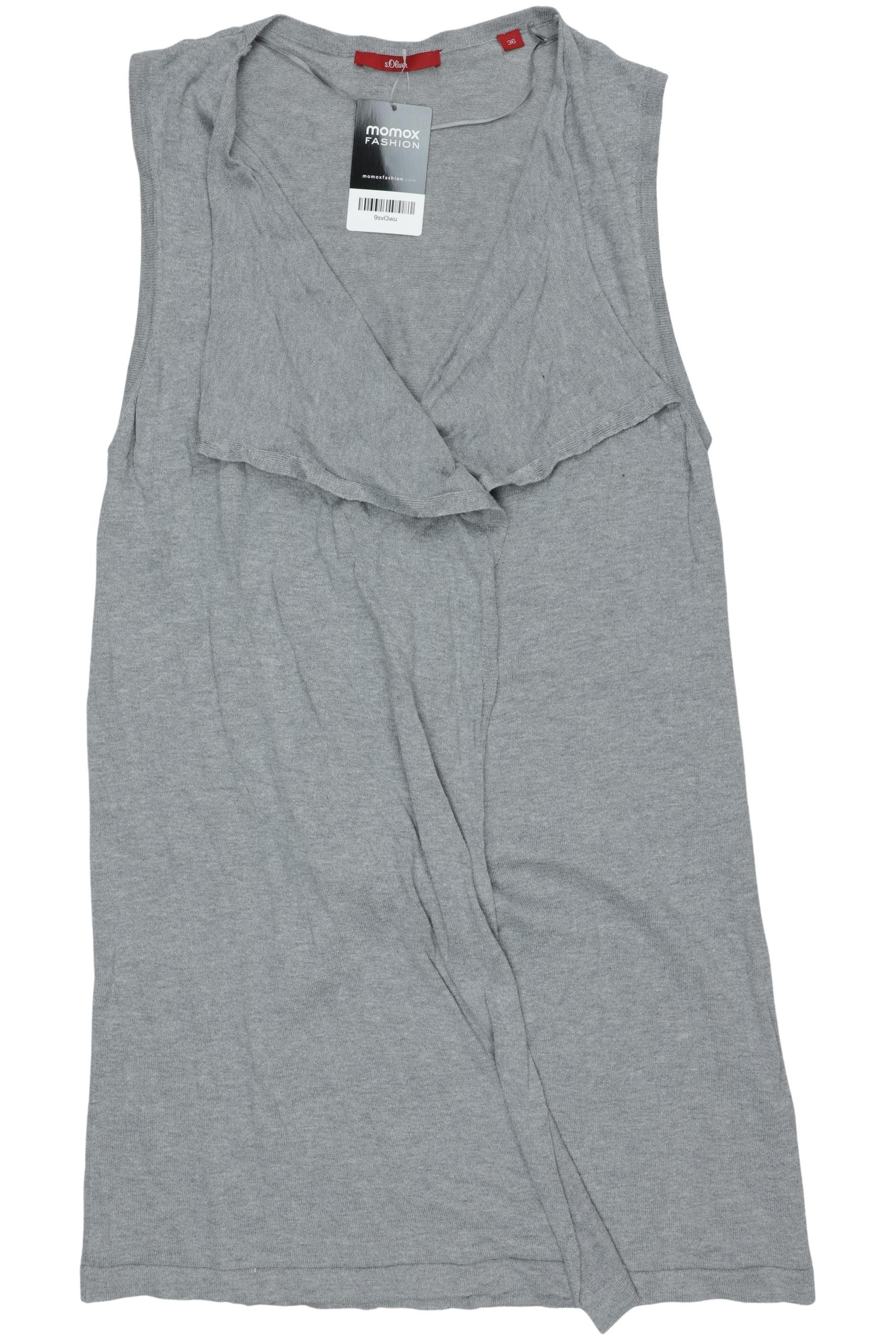 

s.Oliver Damen Weste, grau, Gr. 36