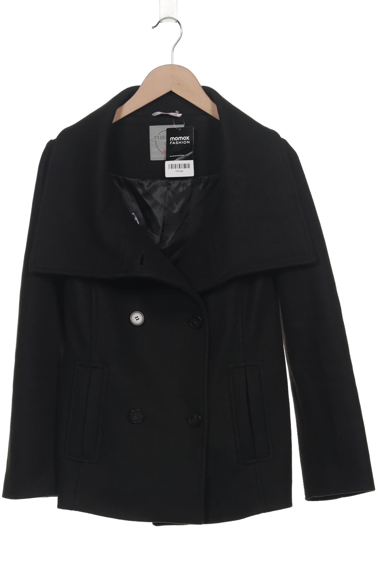 

s.Oliver Damen Jacke, schwarz, Gr. 38