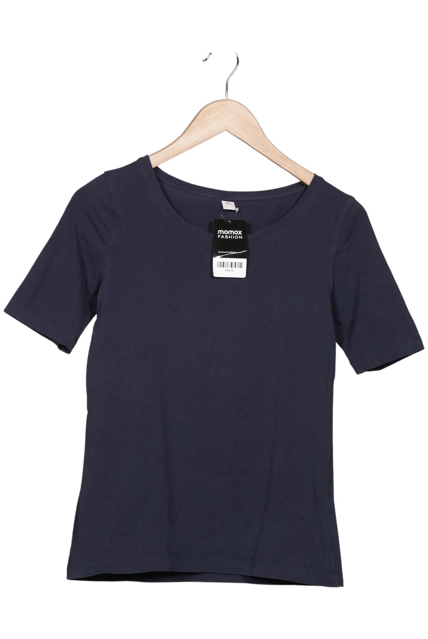 

s.Oliver Damen T-Shirt, marineblau, Gr. 38