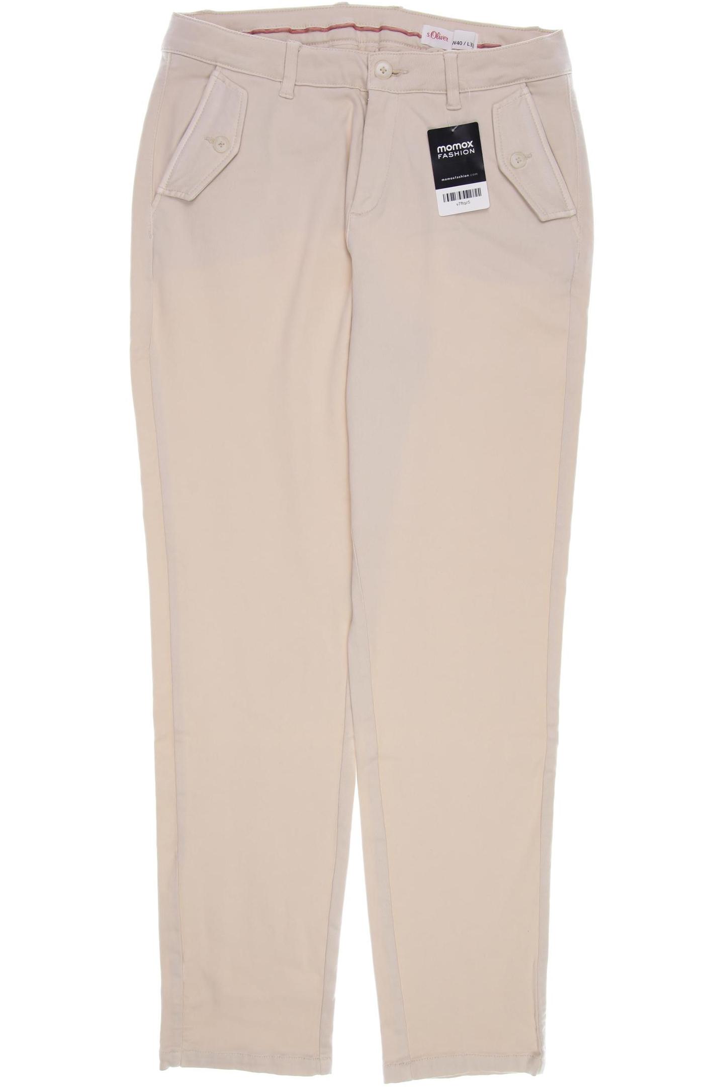 

s.Oliver Damen Stoffhose, beige